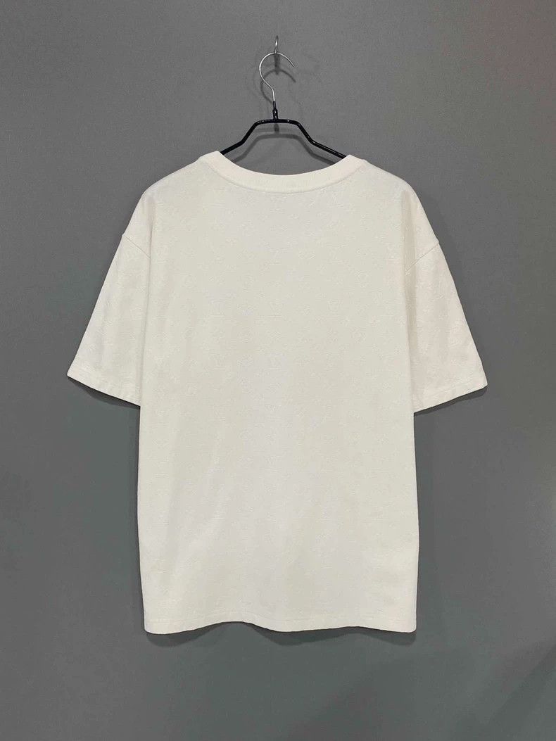 Louis Vuitton Louis Vuitton White Short Sleeve T-shirt-2505 Size US XXL / EU 58 / 5 - 3 Thumbnail