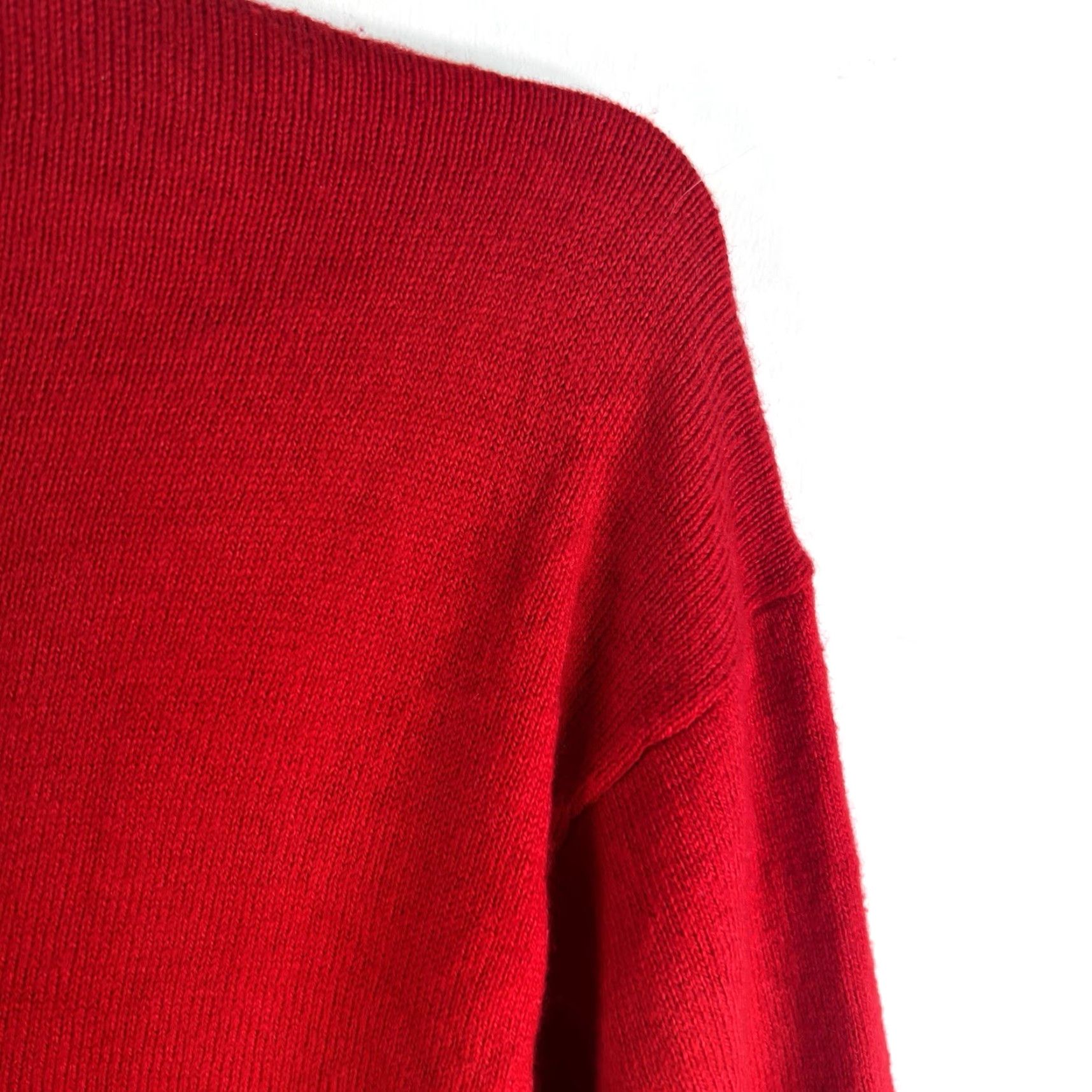 Orvis ORVIS Mens Pullover Sweater 1/4 Zip Silk Cashmere Red XL Knit Lightweight Mock Neck Classic Outdoor Fashion Mens Clothing Size US XL / EU 56 / 4 - 2 Thumbnail