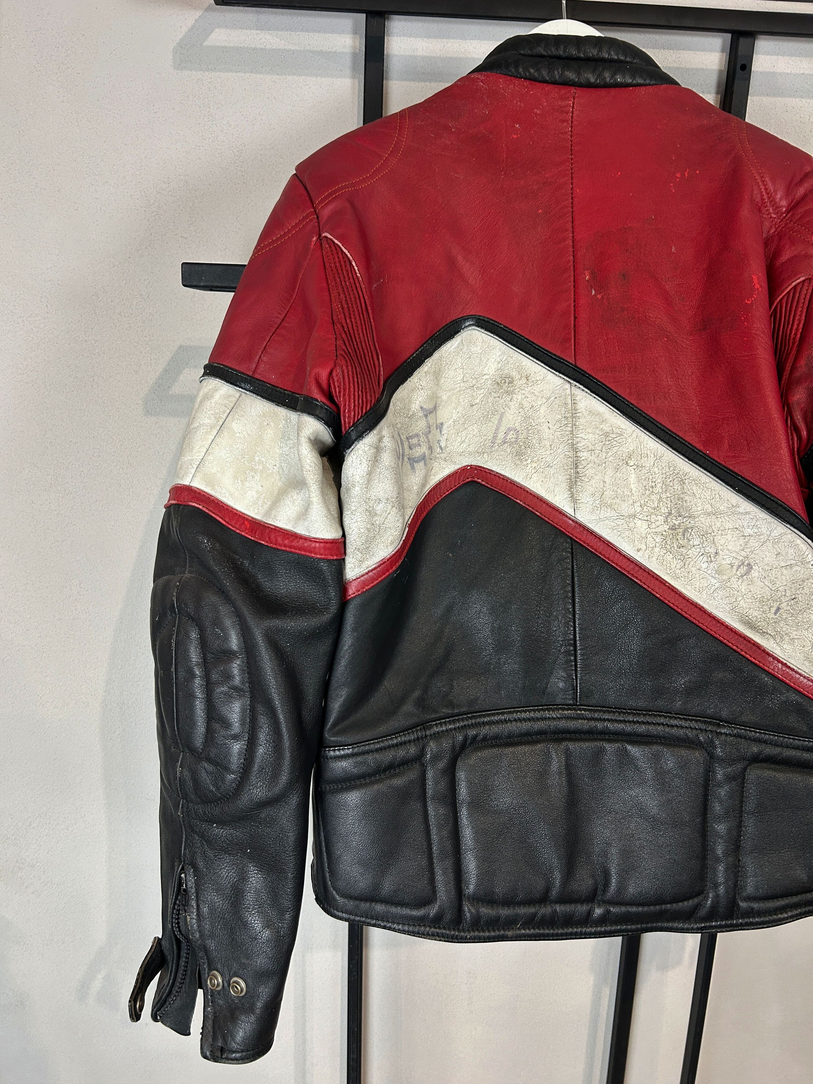 Yohji Yamamoto VTG Leather Motorcycle Racing Jacket Distressed Biker Moto Size US S / EU 44-46 / 1 - 7 Thumbnail