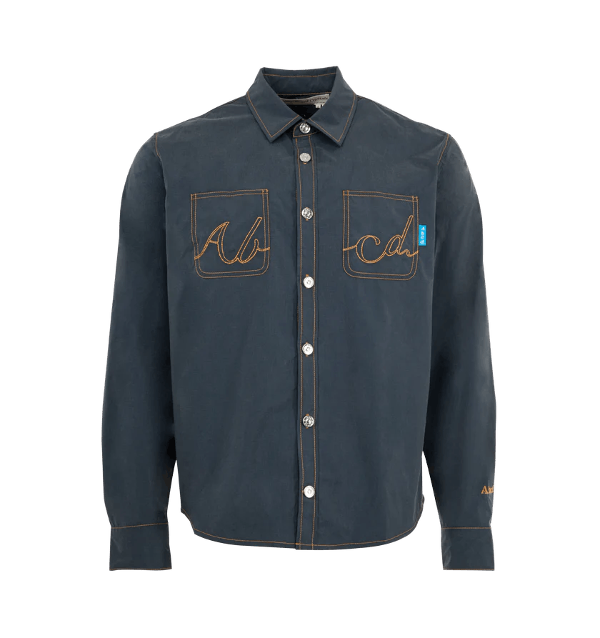 Advisory Board Crystals o1h1sh11225 Hyperlightweight Nylon Ripstop Shirt in Blue Size US M / EU 48-50 / 2 - 1 Thumbnail