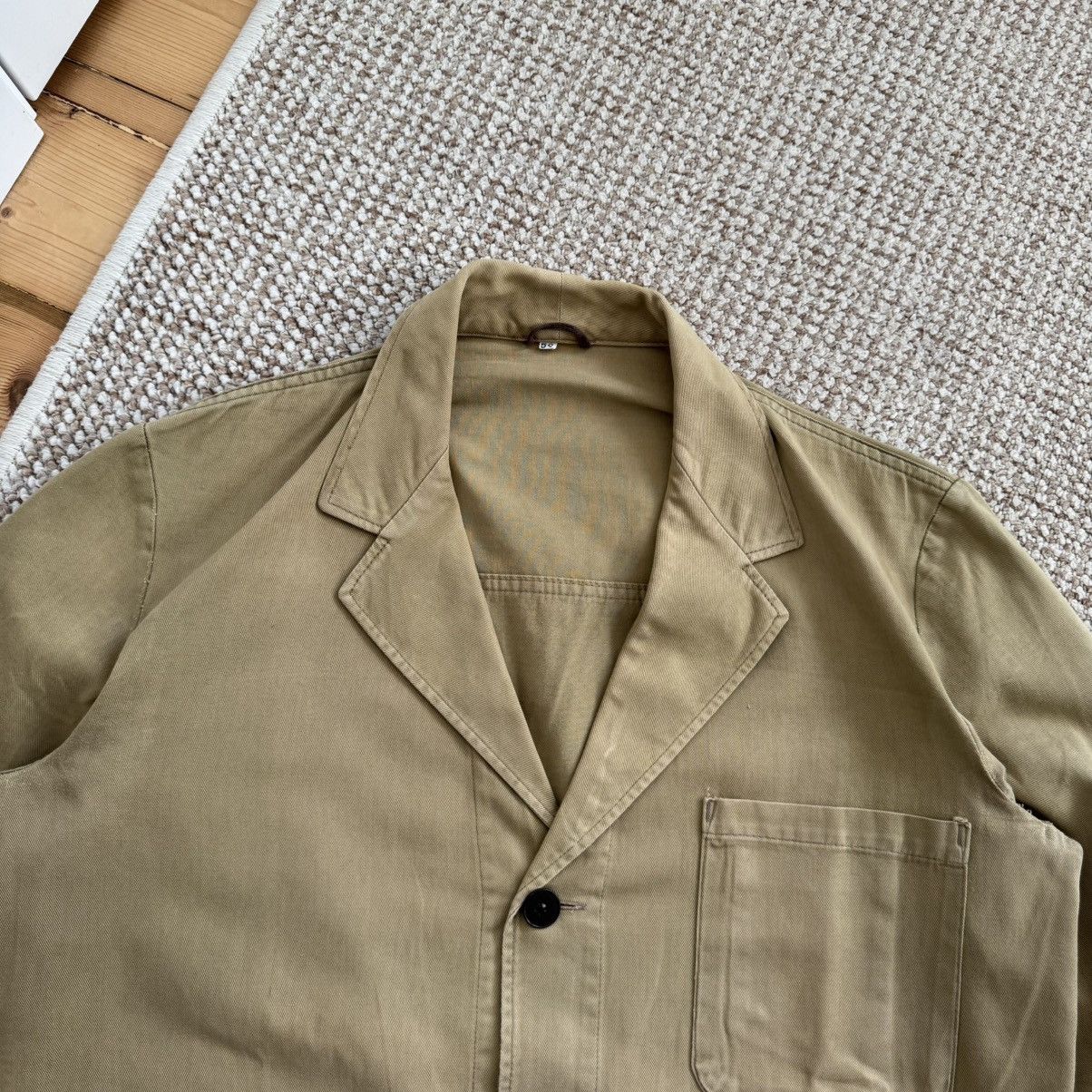 Vintage French vintage distressed works chore jacket Size US M / EU 48-50 / 2 - 2 Thumbnail