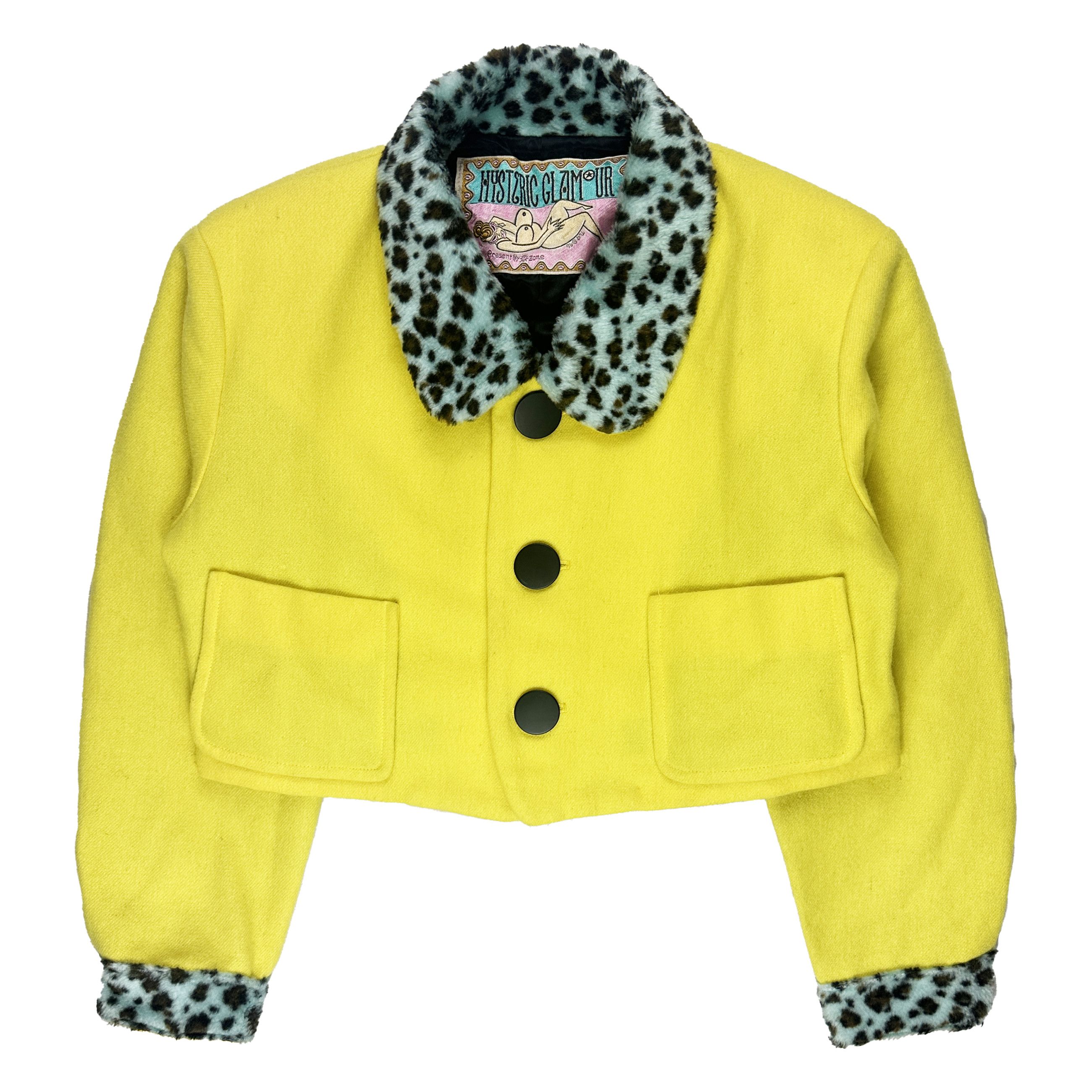 Hysteric Glamour 90's Leopard Print Cropped Jacket Size S / US 4 / IT 40 - 1 Thumbnail