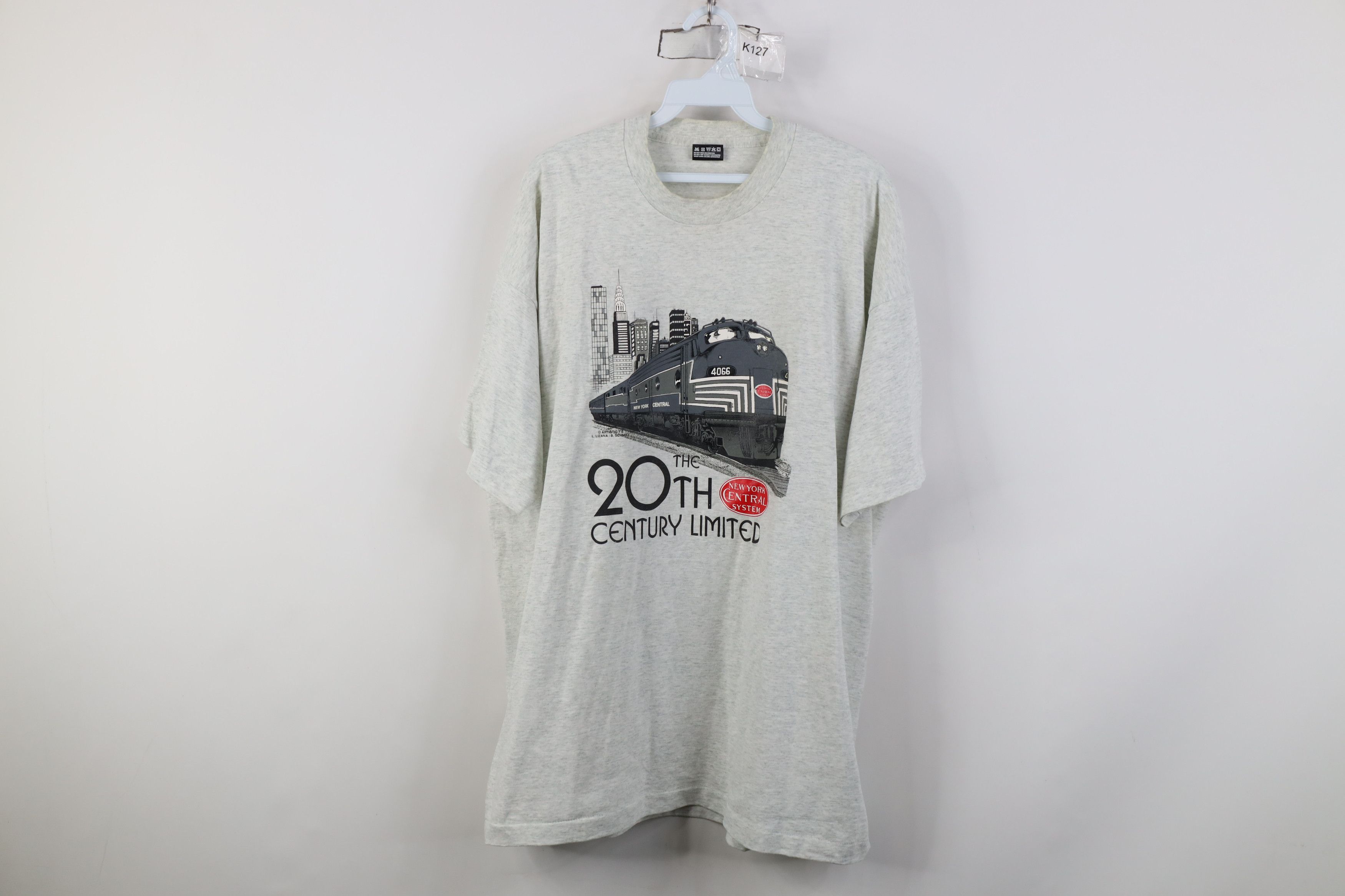 Vintage Vintage 90s System The 20th Century Limited T-Shirt USA Size US XXL / EU 58 / 5 - 1 Thumbnail