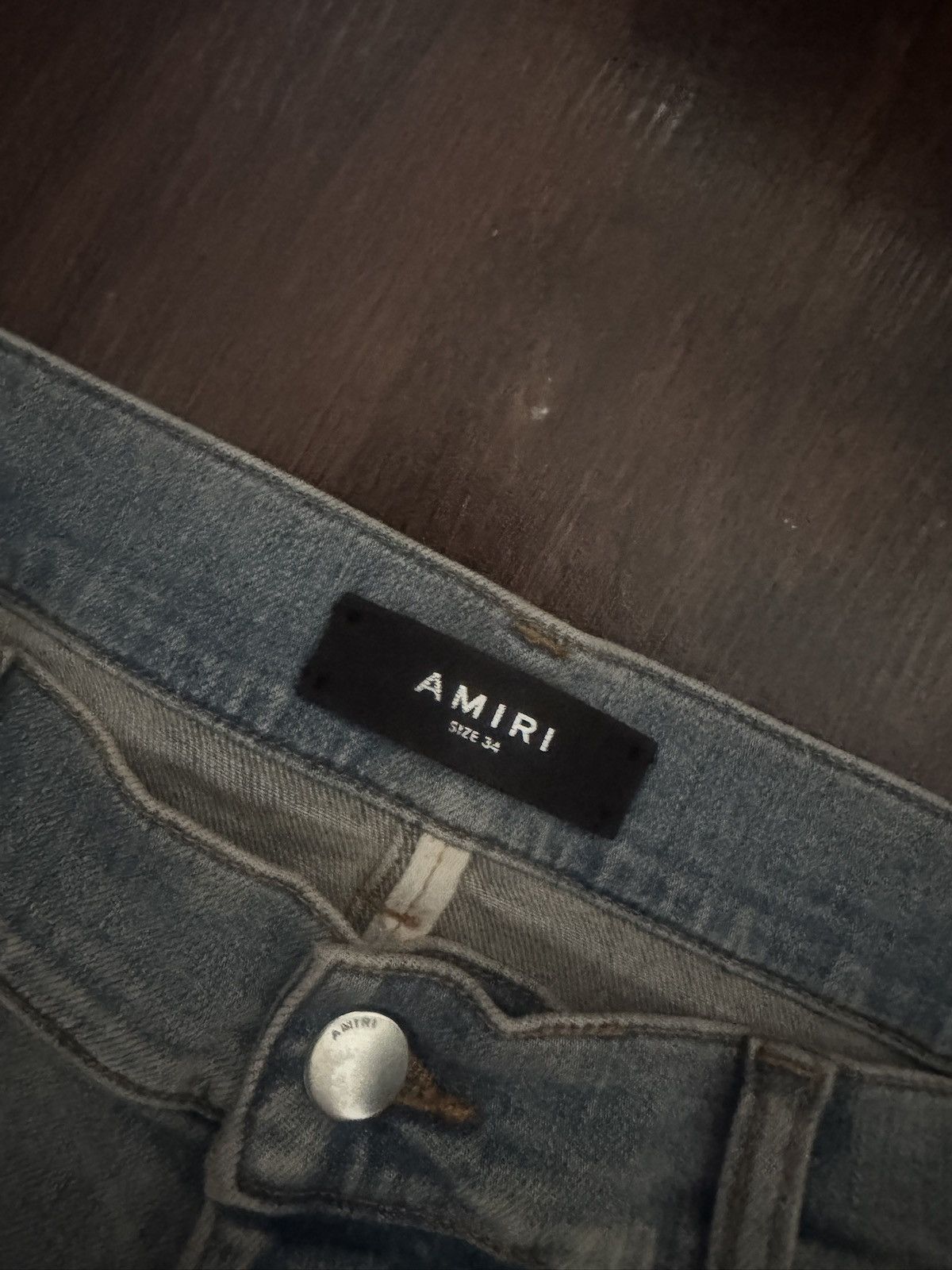 Amiri Amiri Embroidery Clay Indigo Size US 34 / EU 50 - 7 Thumbnail