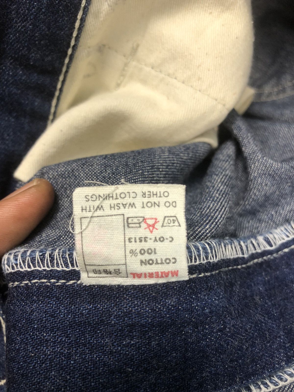 Big John × Japanese Brand × Vintage Vintage 90s BiG JOHN World Workers Cargo Jeans Size US 30 / EU 46 - 24 Thumbnail