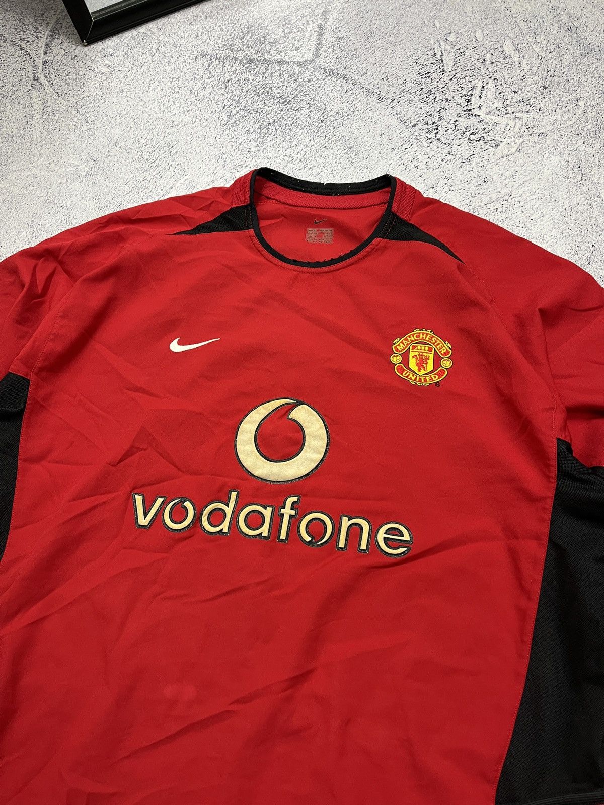 Nike Vintage 00’s Nike Manchester United Longsleeve Jersey Rare Size US XL / EU 56 / 4 - 4 Thumbnail