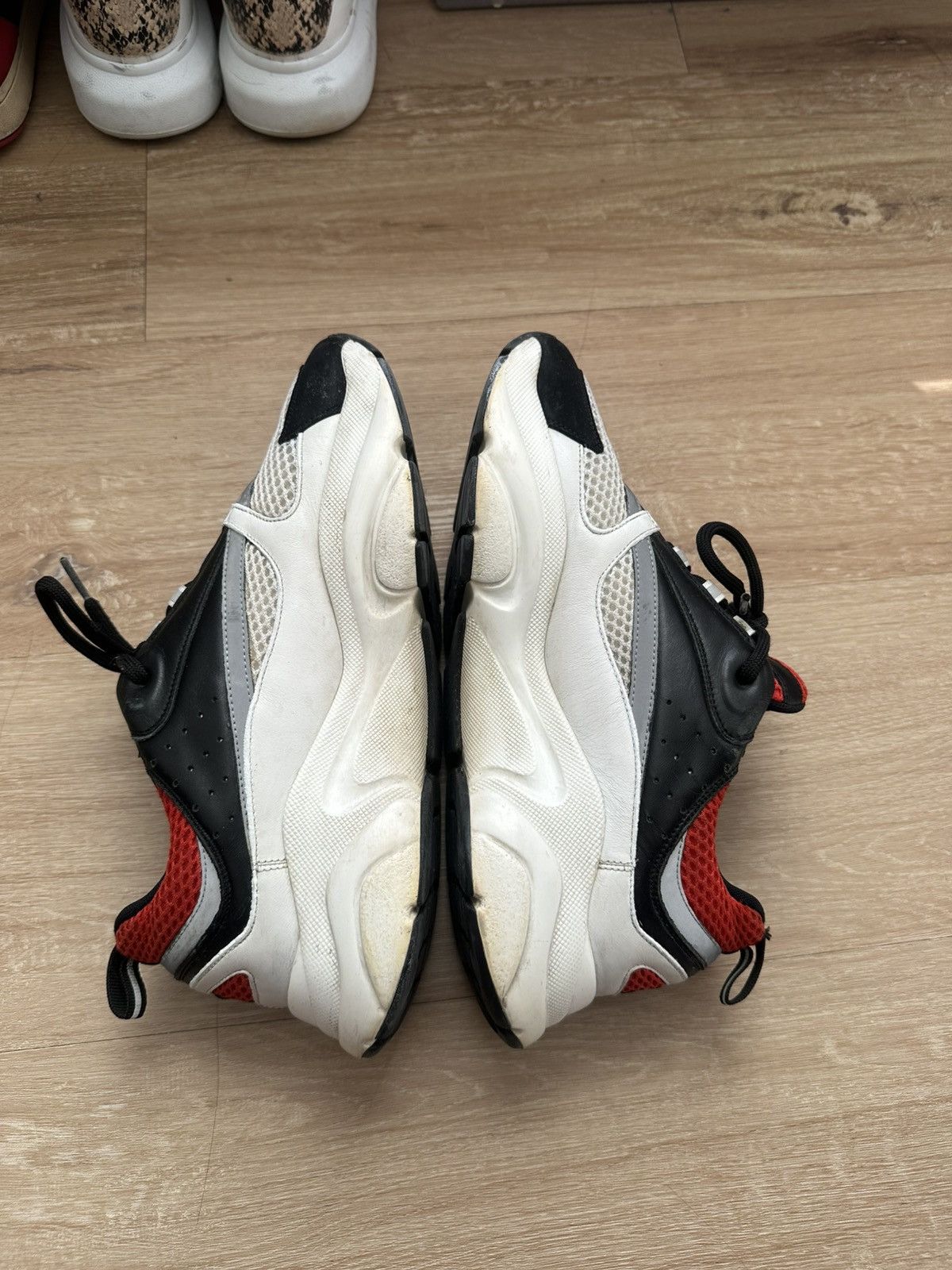 Dior Dior B22 Red Black Sneakers Size US 9 / EU 42 - 11 Thumbnail
