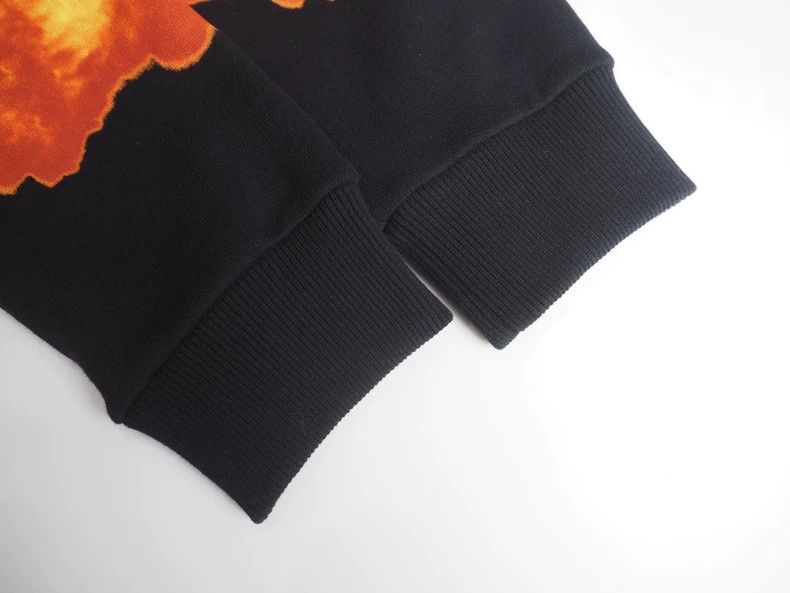 Givenchy Givenchy black flame hoodie Size US M / EU 48-50 / 2 - 5 Thumbnail