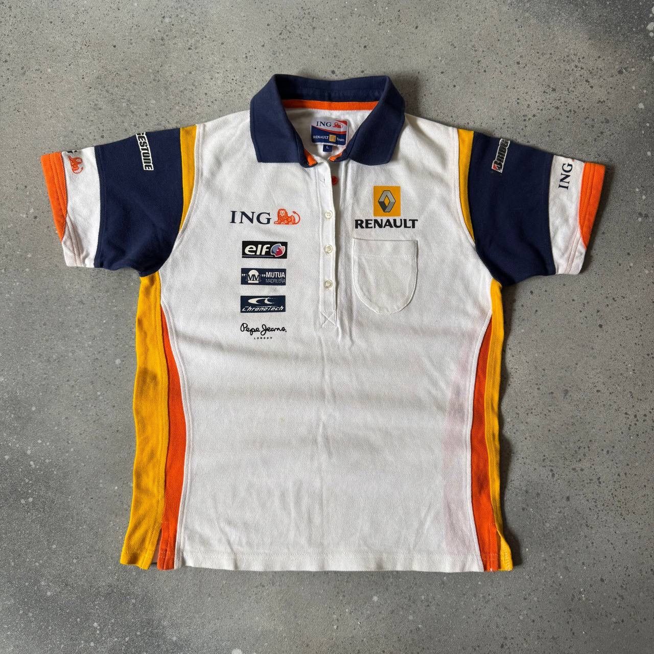 Formula 1 × Vintage Formula 1 Vintage 2000’s Team Spirit Multi Logo Polo T-Shirt Size US M / EU 48-50 / 2 - 1 Thumbnail
