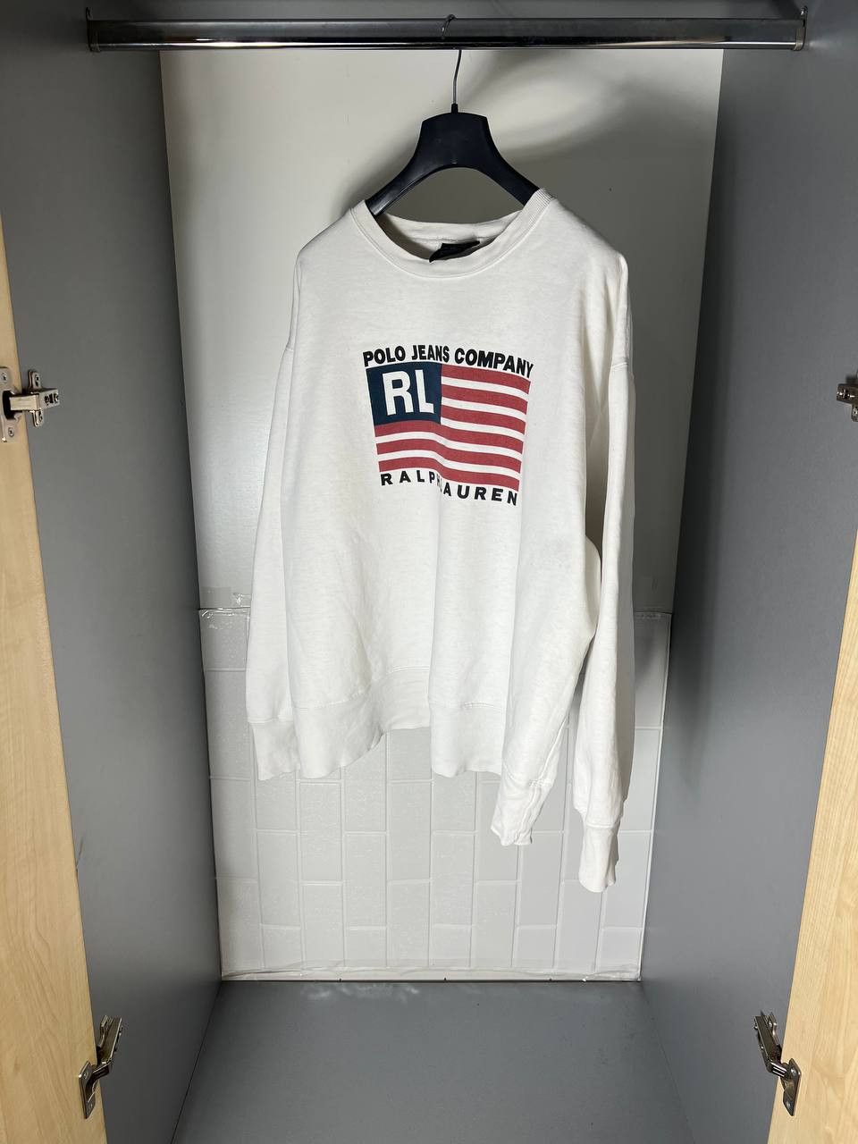 Polo Ralph Lauren VINTAGE POLO RALPH LAUREN JEANS COMPANY USA FLAG RETRO Y2K Size US XL / EU 56 / 4 - 3 Thumbnail