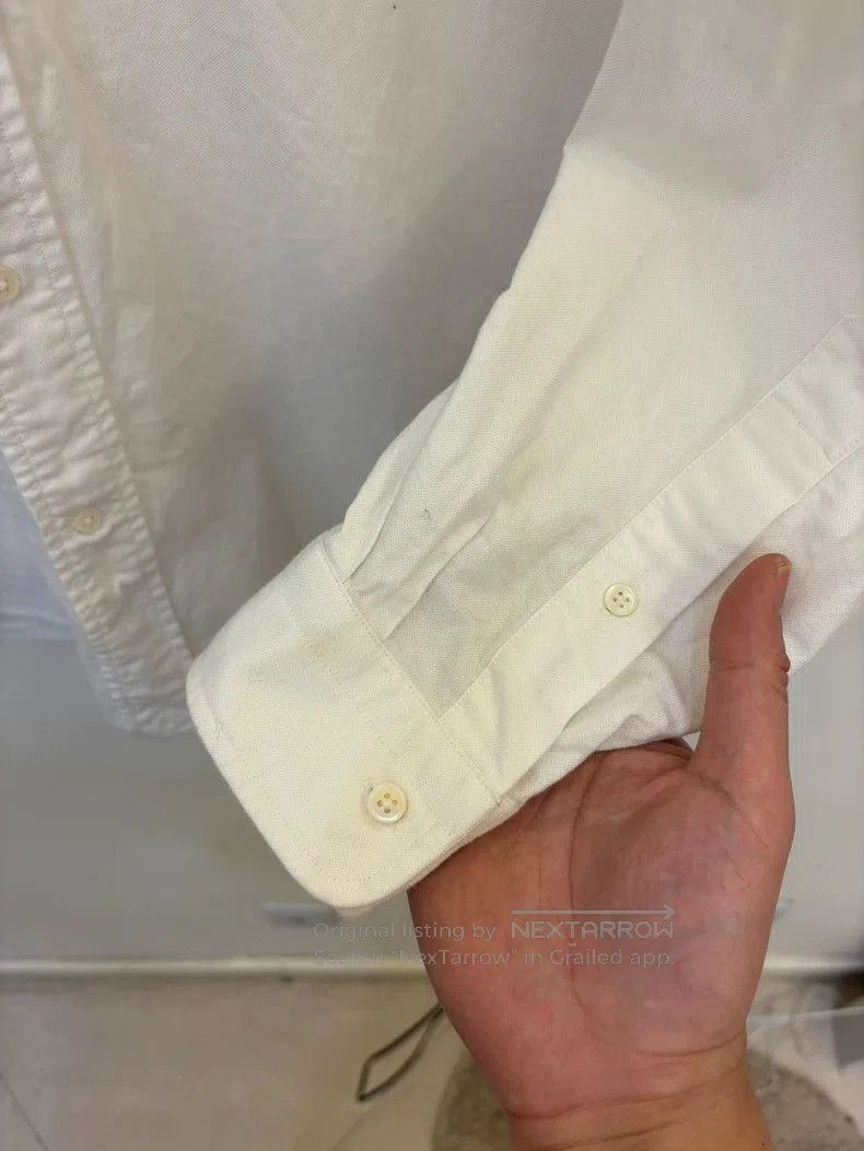 A.PRESSE White Oversized Oxford Shirt. Size US M / EU 48-50 / 2 - 5 Thumbnail