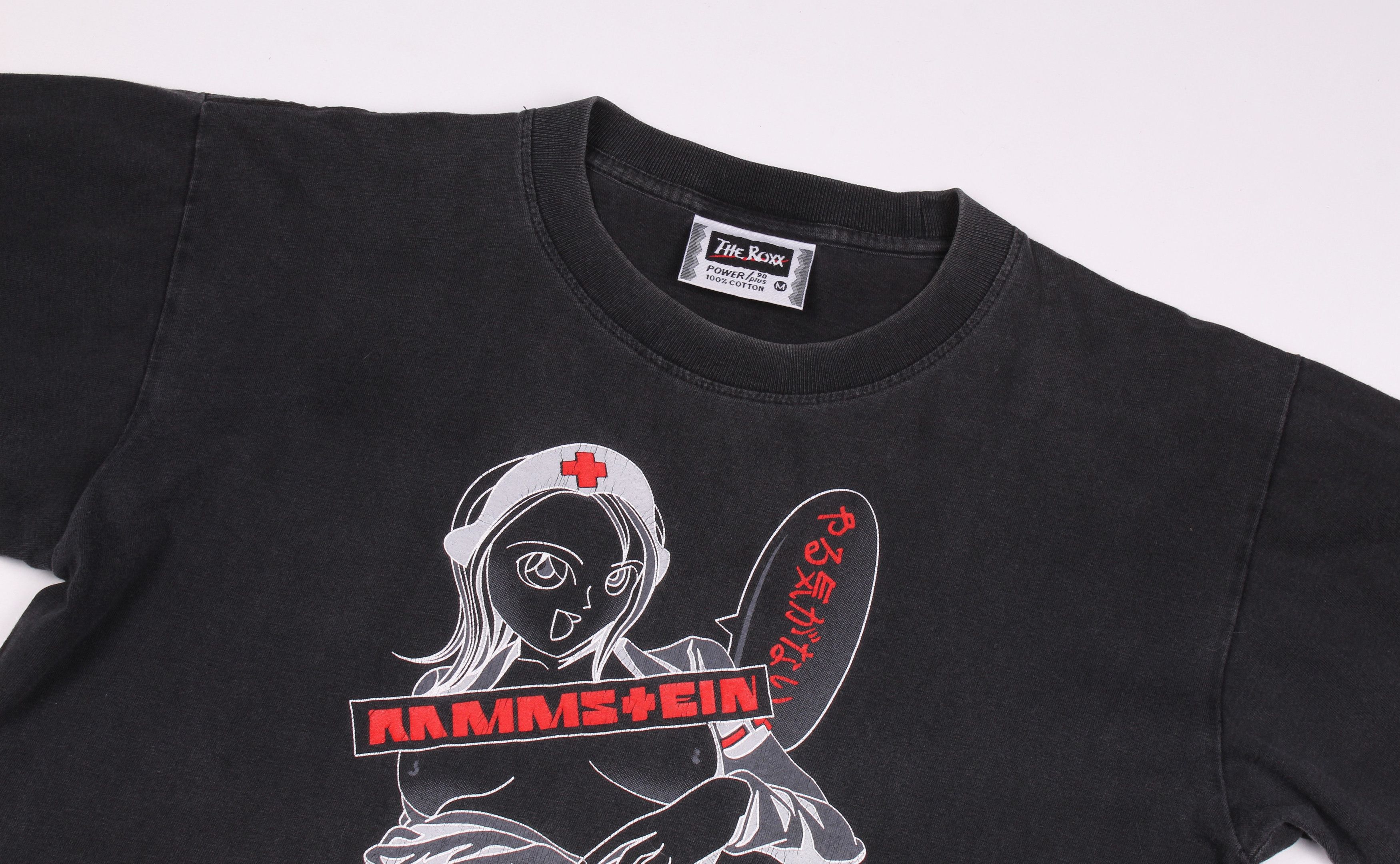 Band Tees Vintage Rammstein The Roxx Anime Nurse Single Stich Tee Size US M / EU 48-50 / 2 - 2 Thumbnail