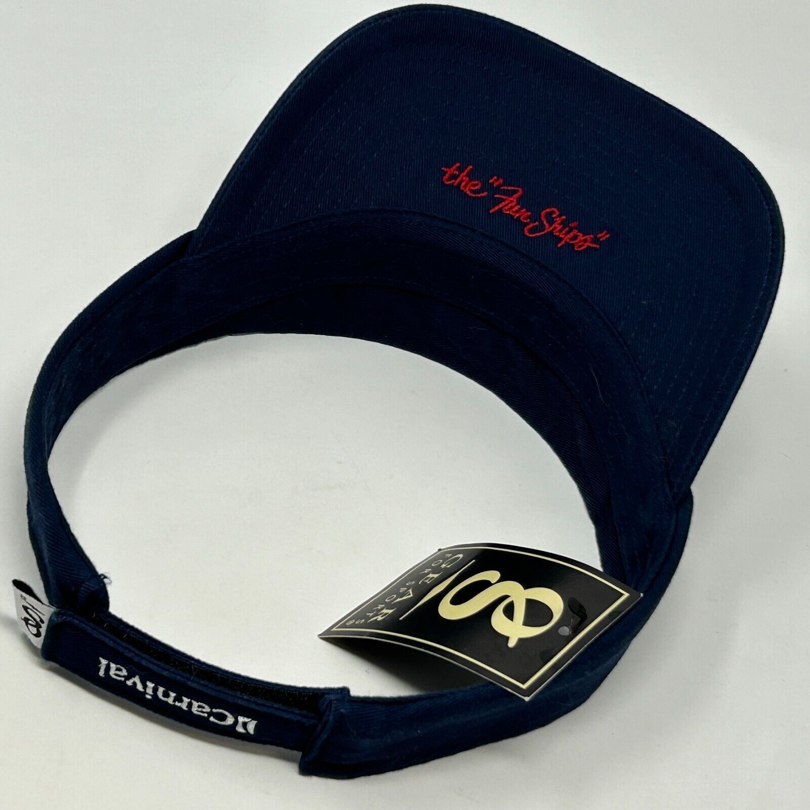 Gear for Sports Carnival Cruise Lines Pride Visor Hat Cap Blue The Fun Ship Size ONE SIZE - 4 Thumbnail