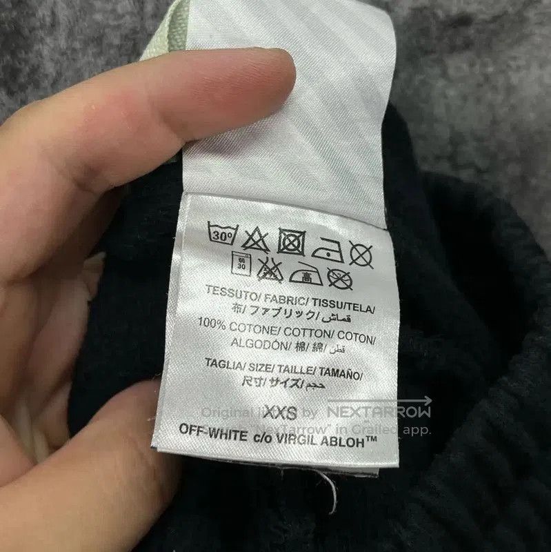 Off-White Off-White Black Cotton Men's Shorts . Size US 30 / EU 46 - 6 Thumbnail