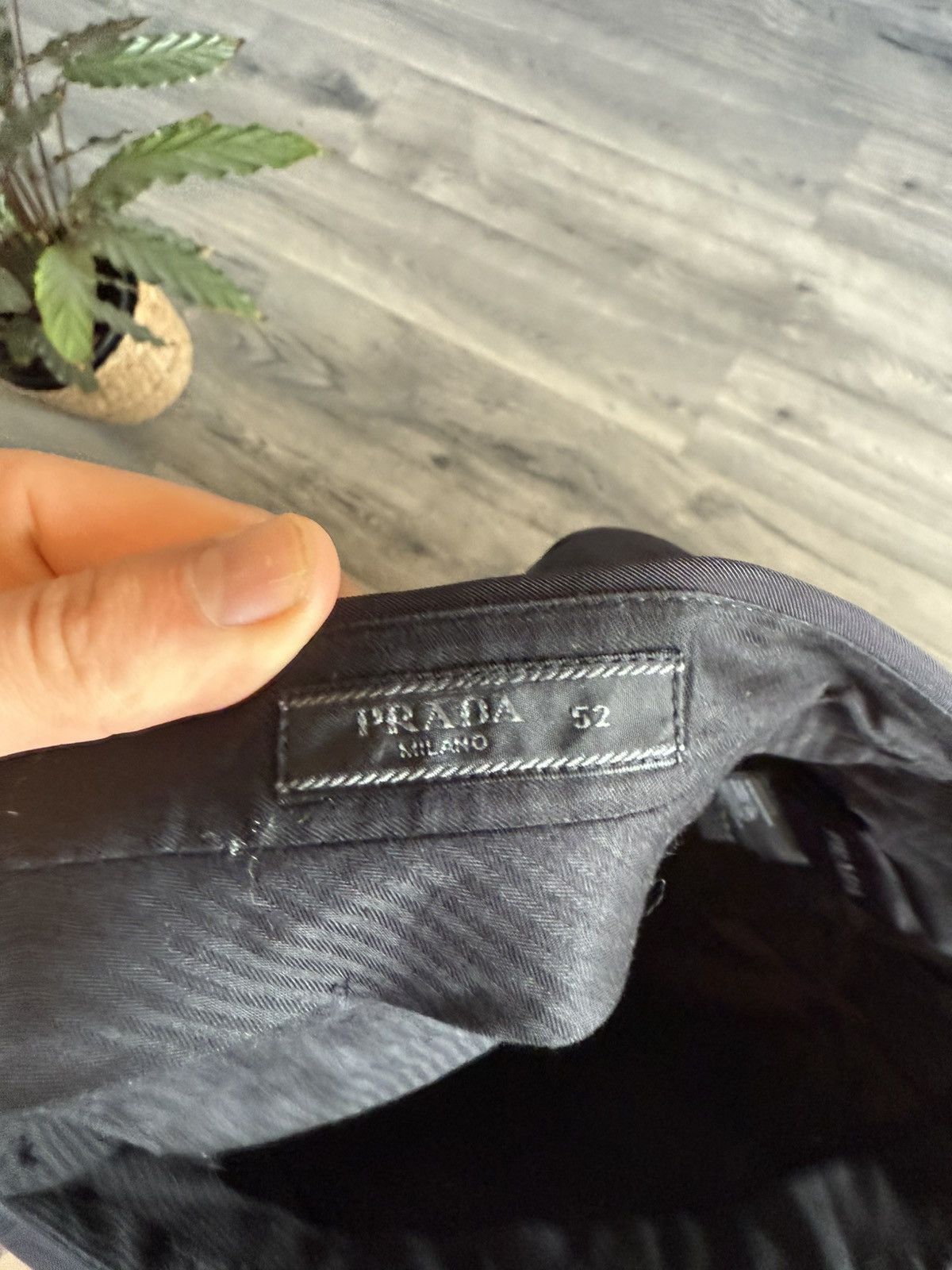 Prada Prada Navy Nylon Trousers with Cuffed Hem – Size 52 Size US 36 / EU 52 - 12 Thumbnail