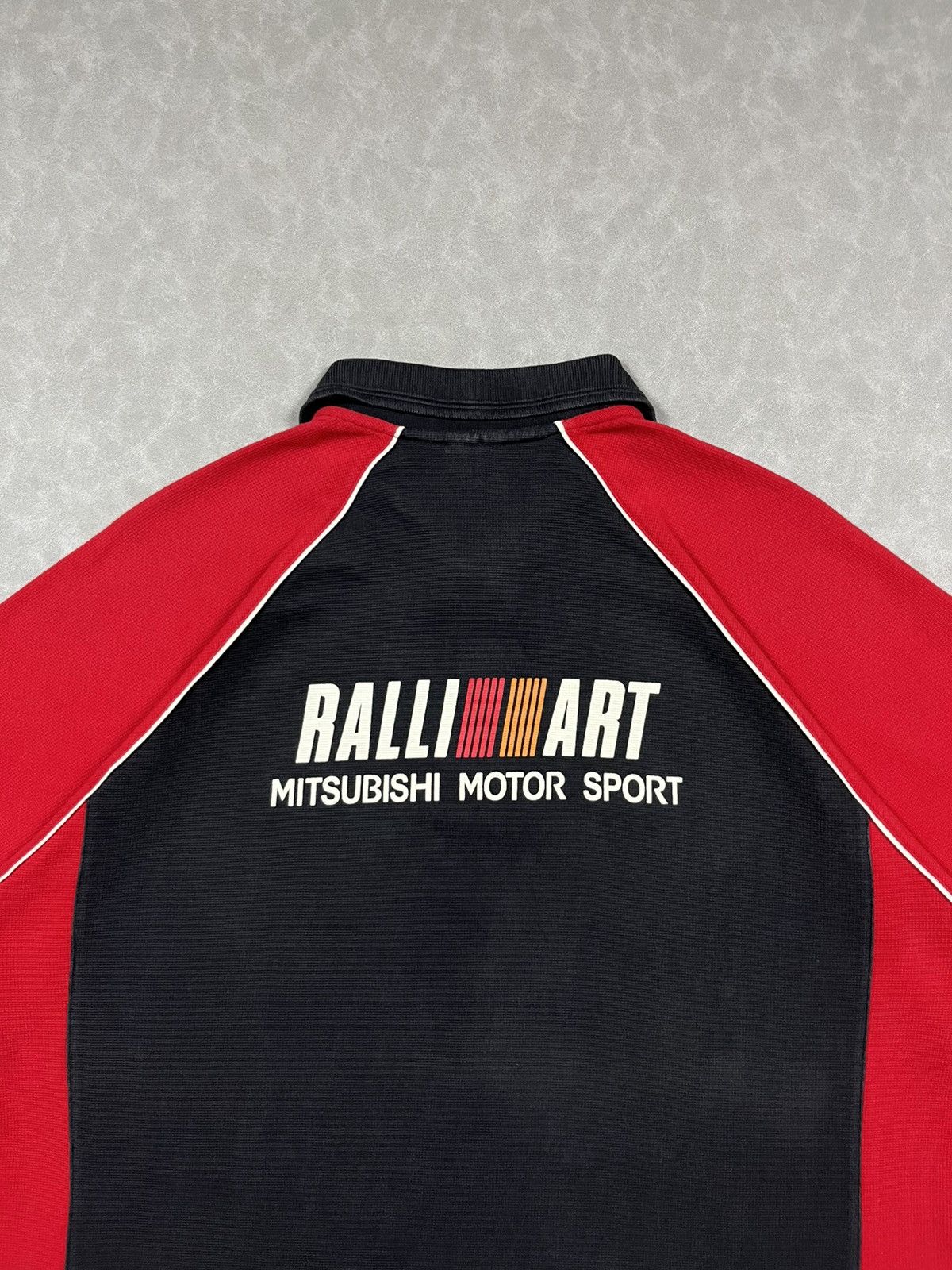 Japanese Brand 90s Mitsubishi Ralliart polo shirt Size US XL / EU 56 / 4 - 3 Thumbnail