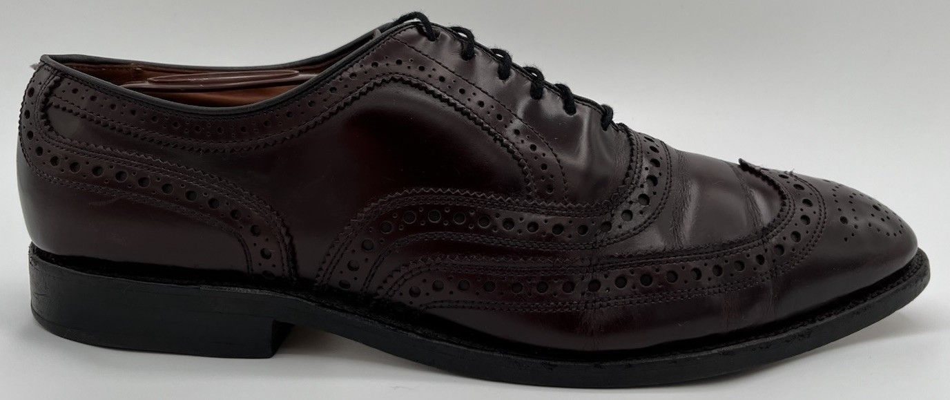 Allen Edmonds Allen Edmonds MCALLISTER Size 9.5 D Burgundy Leather Oxfords Size US 9.5 / EU 42-43 - 5 Thumbnail