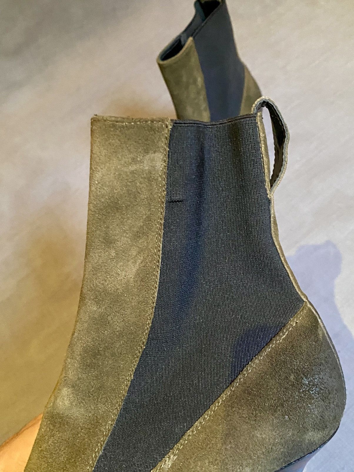 Haider Ackermann Haider Ackermann brushed leather heel boots Size US 6 / IT 36 - 8 Thumbnail
