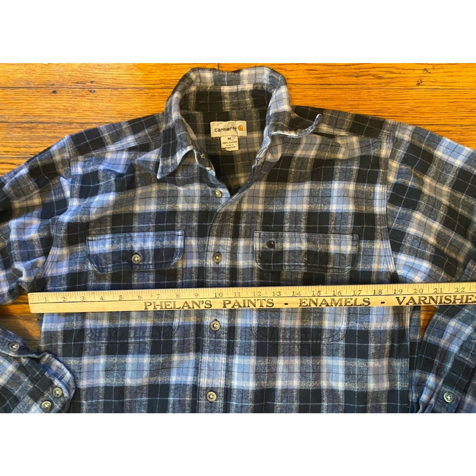 Carhartt Carhartt Shacket Loose Heavyweight Flannel Shirt Men's M Size US M / EU 48-50 / 2 - 4 Thumbnail