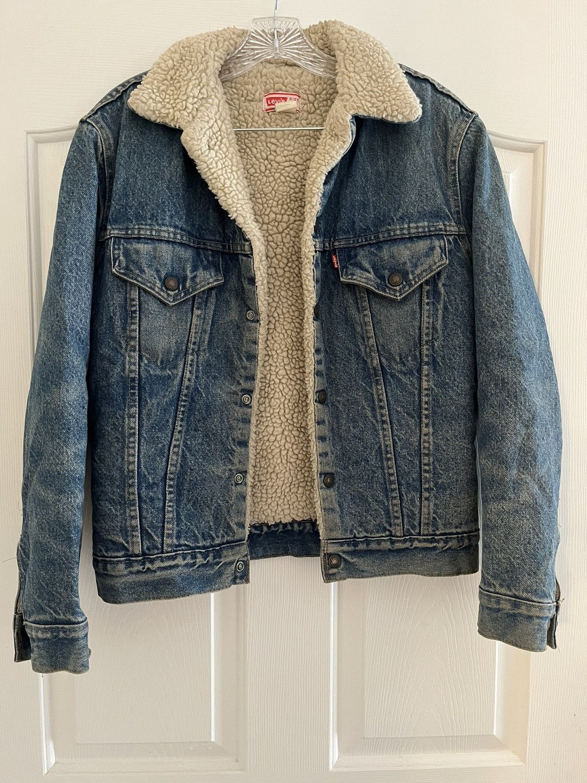 Levi's Vintage Levi sherpa lined jean jacket Size US S / EU 44-46 / 1 - 2 Thumbnail