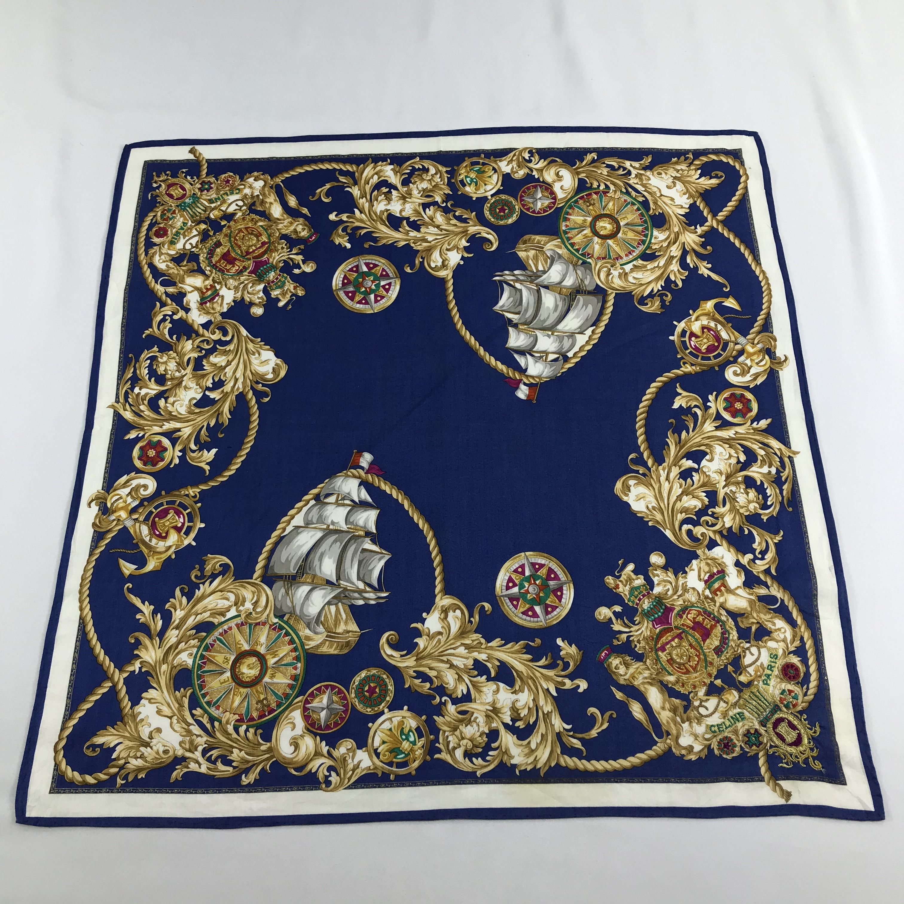 Celine Celine Handkerchief Neckerchief Bandana H793 Size ONE SIZE - 2 Thumbnail