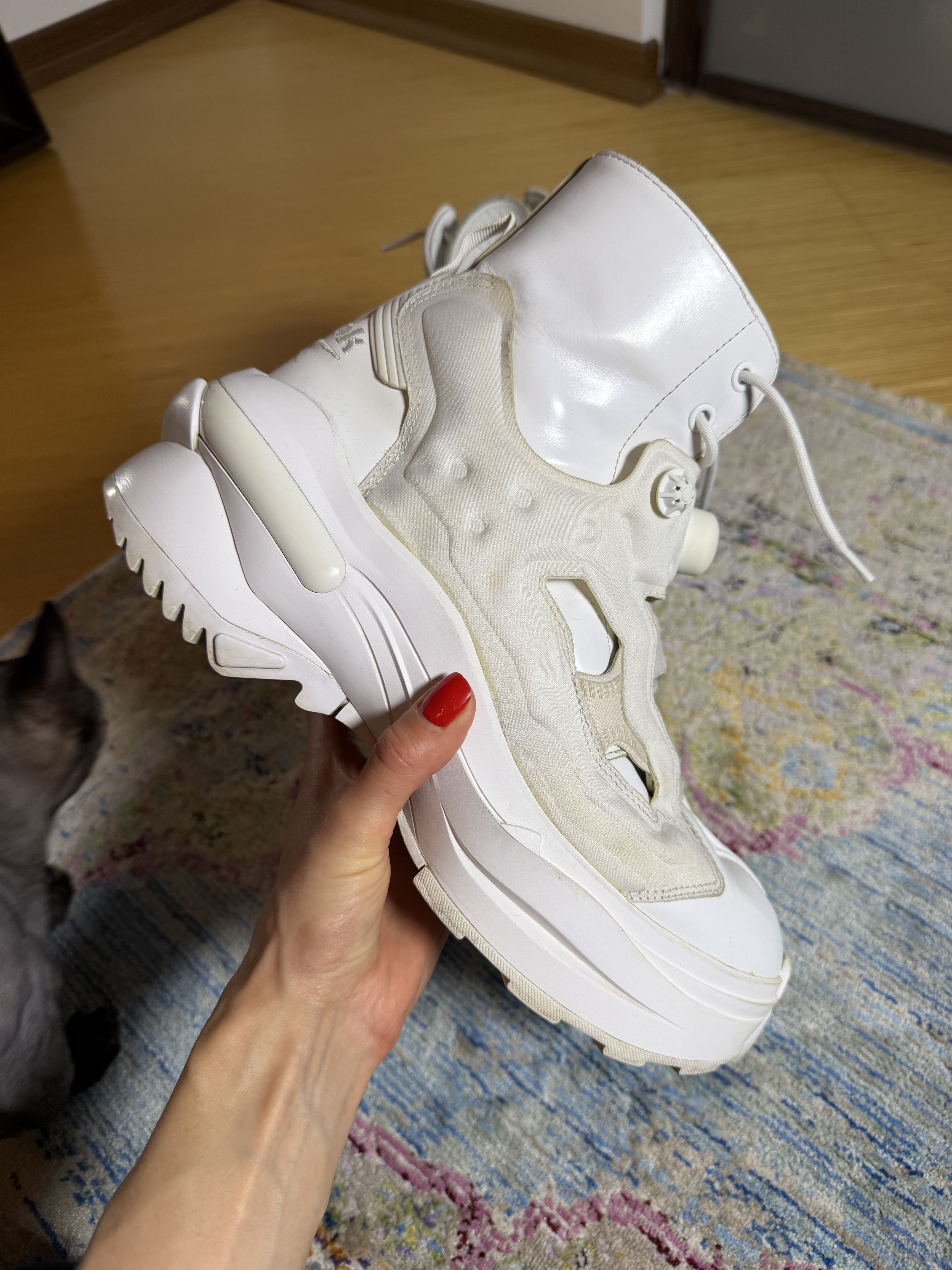 Maison Margiela × Reebok Maison Margiela x Reebok Instapump Fury Tabi Pump Sneakers Size US 10.5 / EU 43-44 - 17 Thumbnail