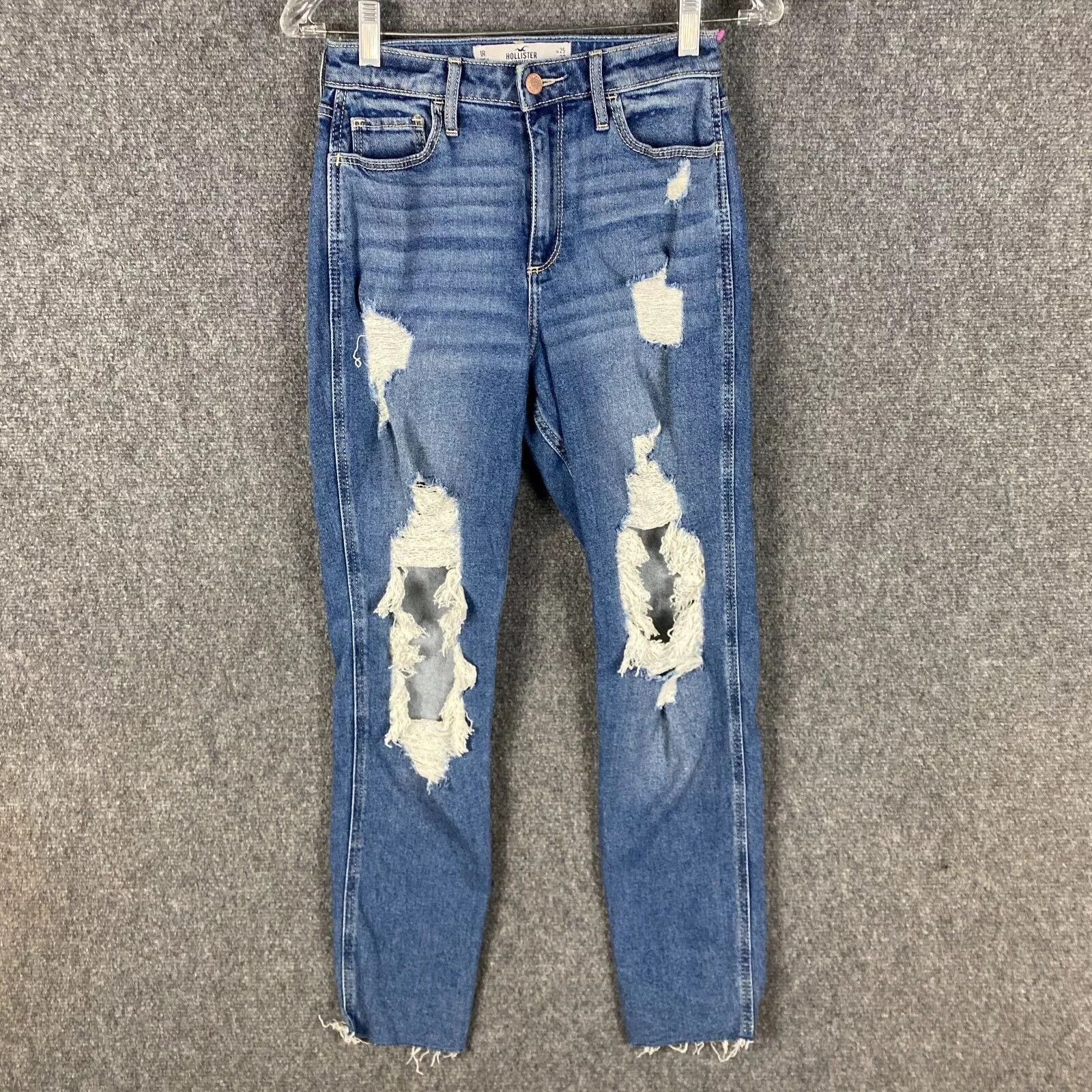 Hollister Hollister Jeans Women's 1R 25x27 Curvy High Rise Mom Zipper Size 25" / US 0 / IT 36 - 1 Thumbnail