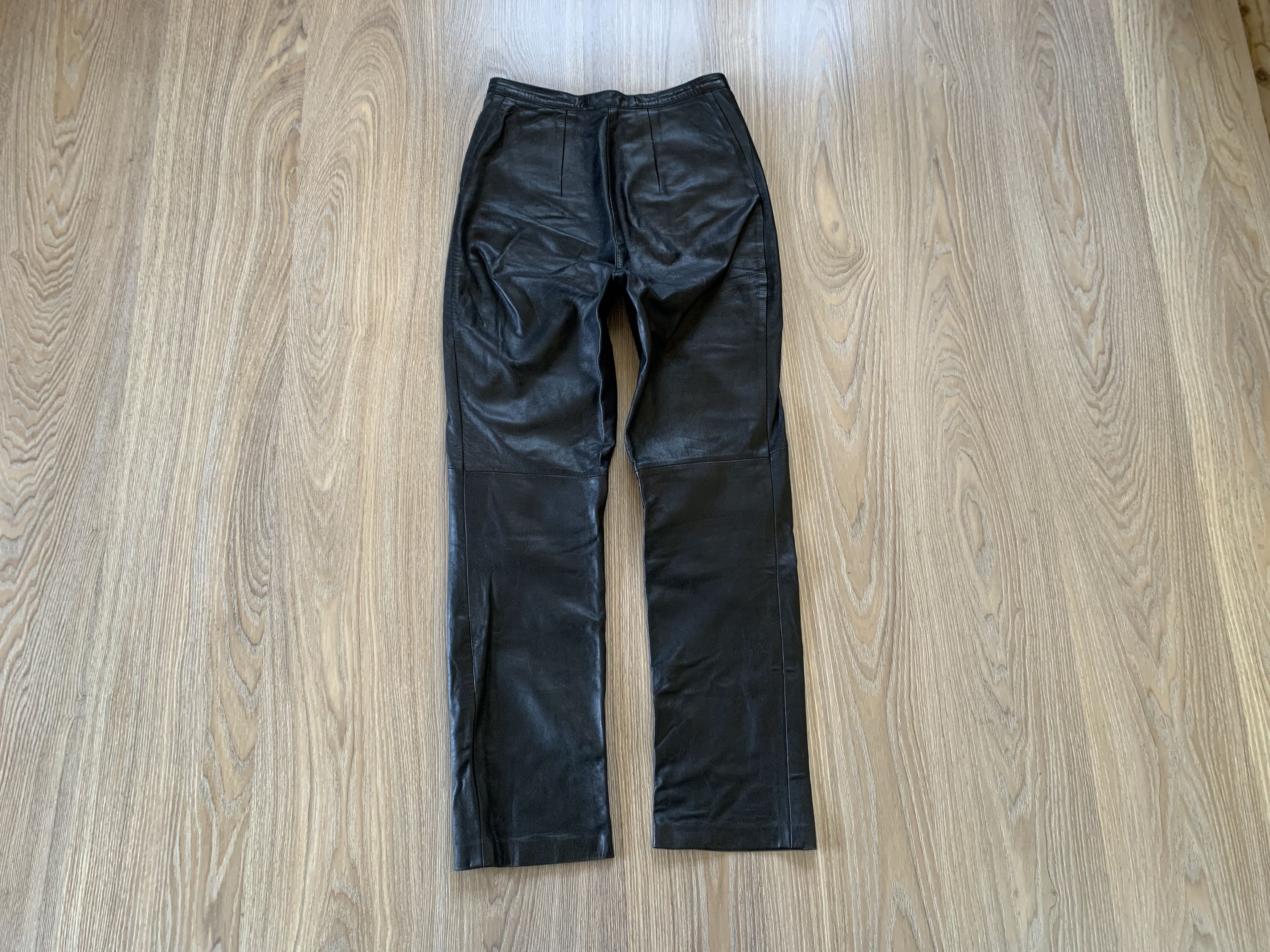 Designer × Leather Women's Ukrainian Designer Leather Pants Size 26" / US 2 / IT 38 - 3 Thumbnail