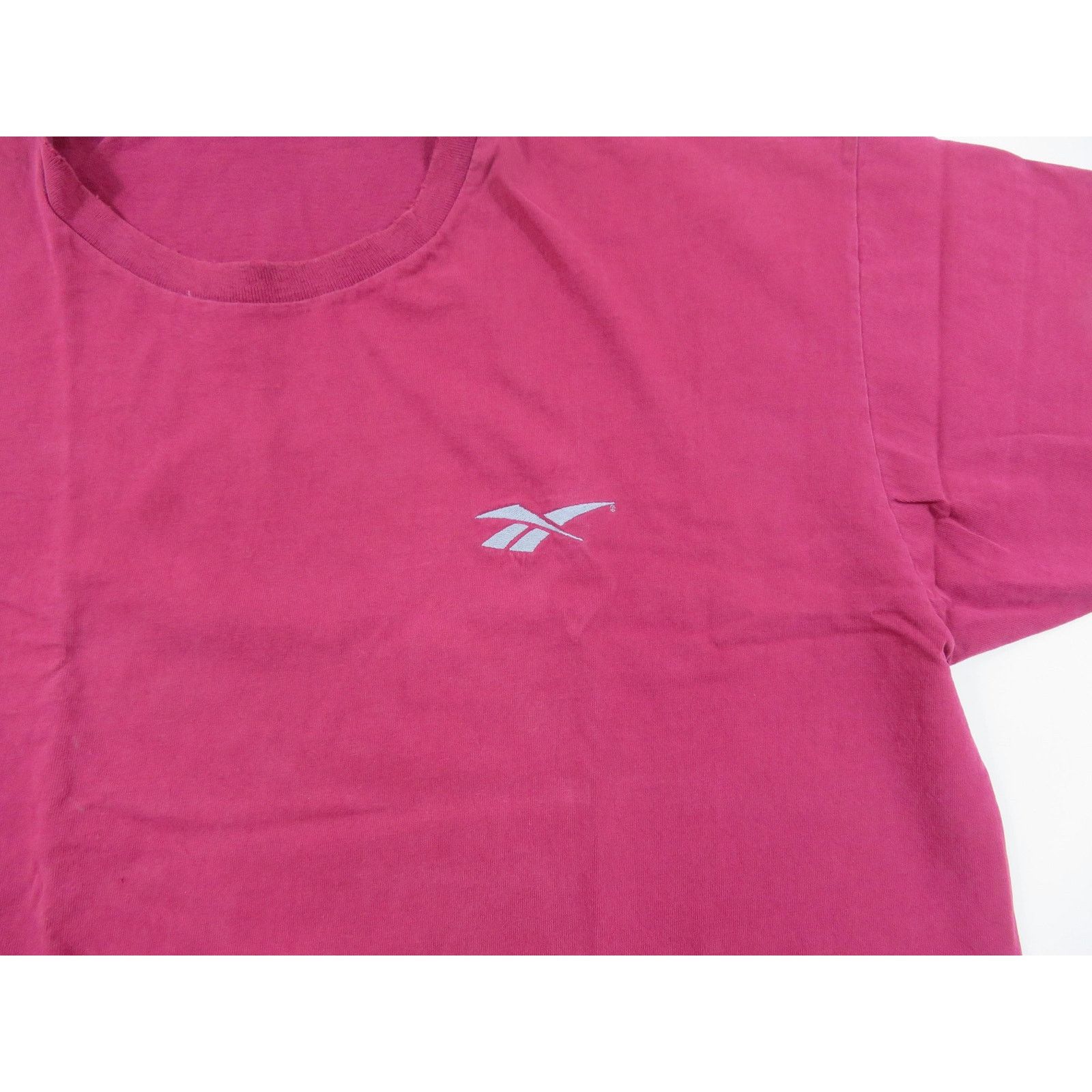 Reebok Reebok T-Shirt, Maroon Gray Embroidered Logo, Sz XL 1990s Size US XL / EU 56 / 4 - 2 Thumbnail