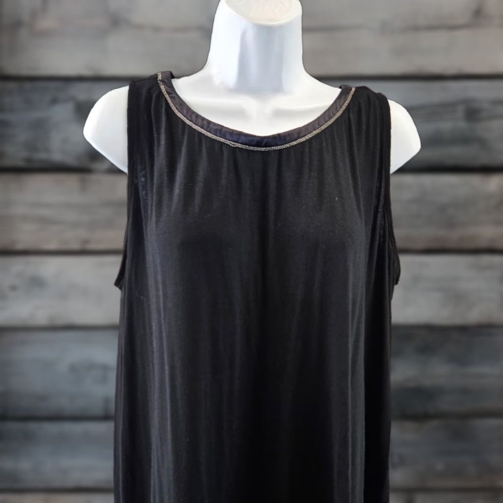 Vintage Chico's Women's Tank Top XL Black Rayon Spandex Ultimate Tee N/A Size XL / US 12-14 / IT 48-50 - 1 Thumbnail