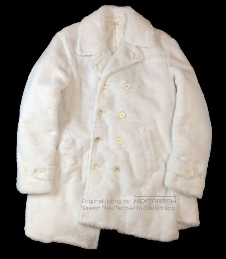 Comme des Garcons Comme des Garcons White Fleece Coat Size M / US 6-8 / IT 42-44 - 1 Thumbnail