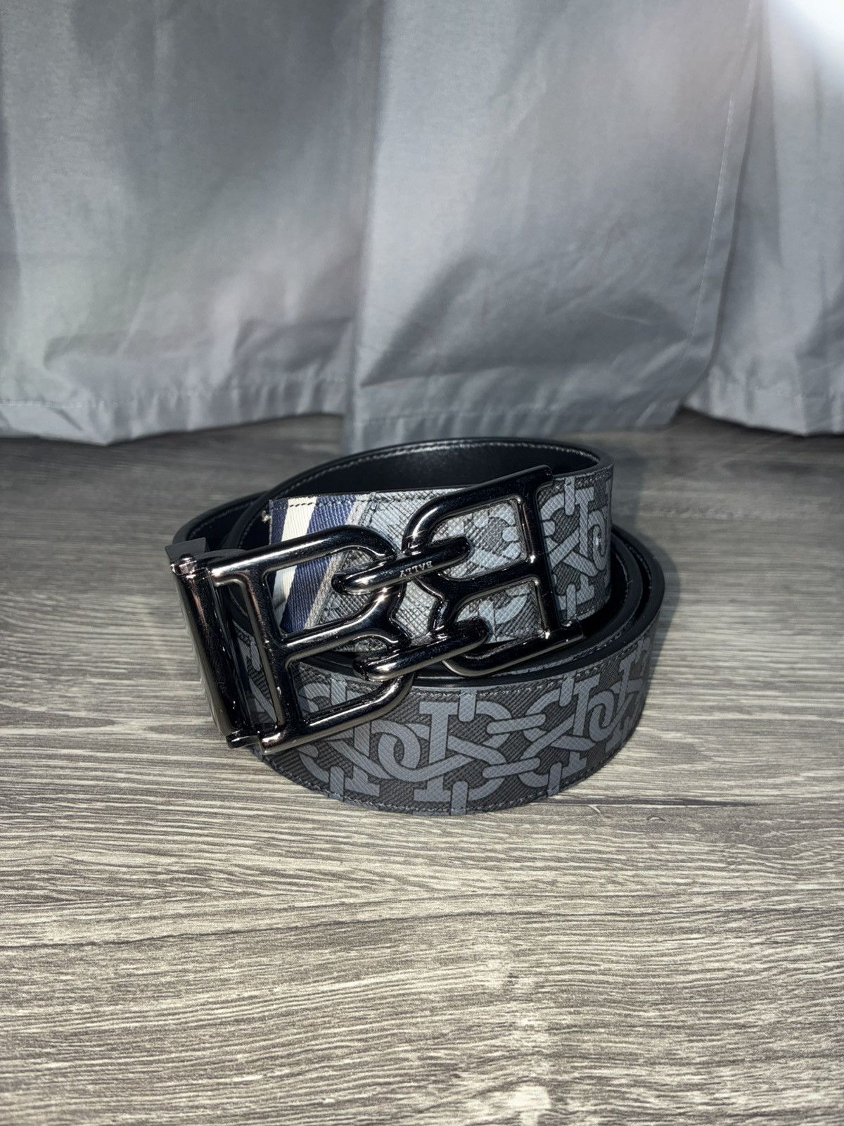 Bally BALLY LOGO BUCKLE REVERSIBLE LEATHER BELT🥋 Size ONE SIZE - 3 Thumbnail