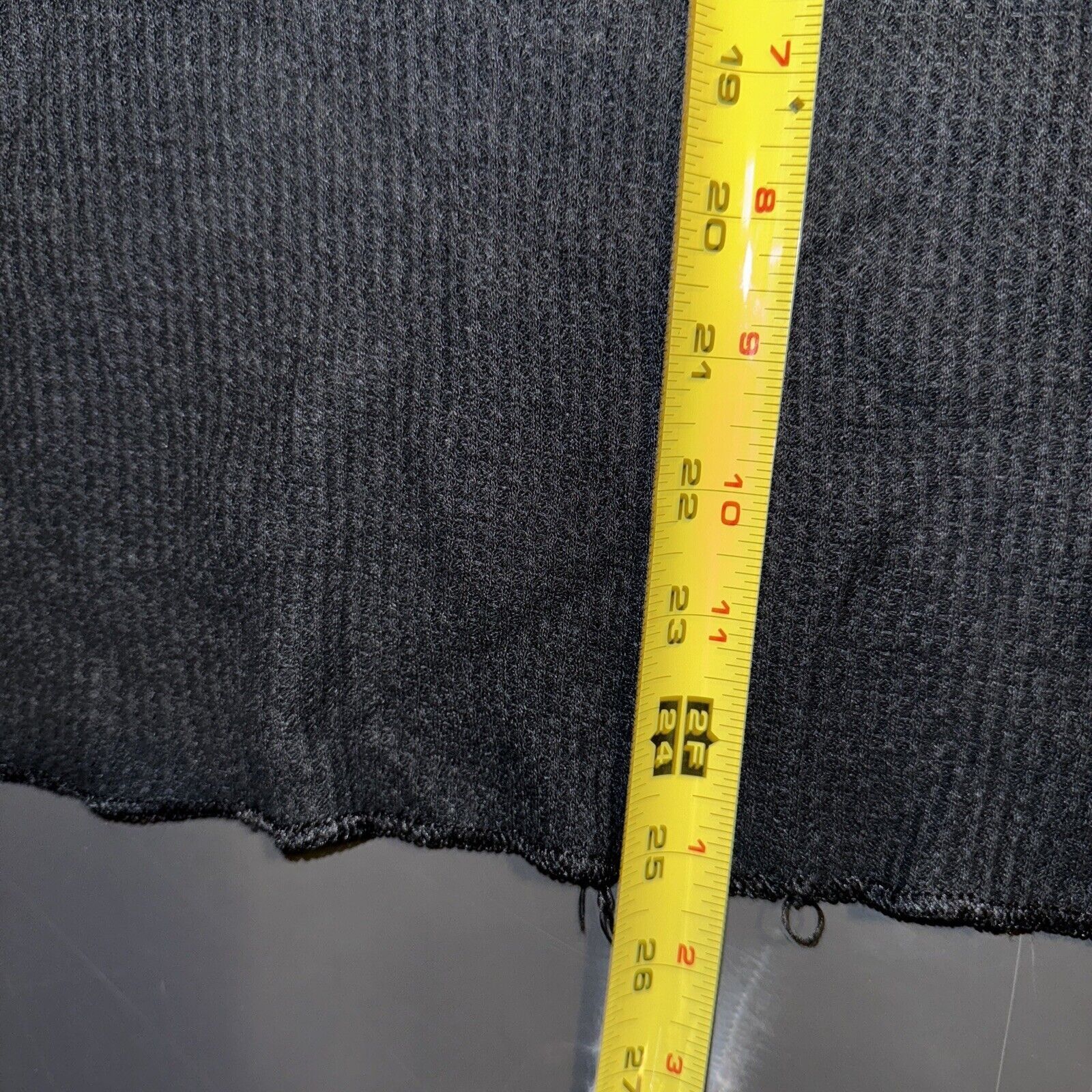 Other Morgan Workwear Waffle Knit Henley T Shirt Large Black Size L / US 10 / IT 46 - 10 Thumbnail