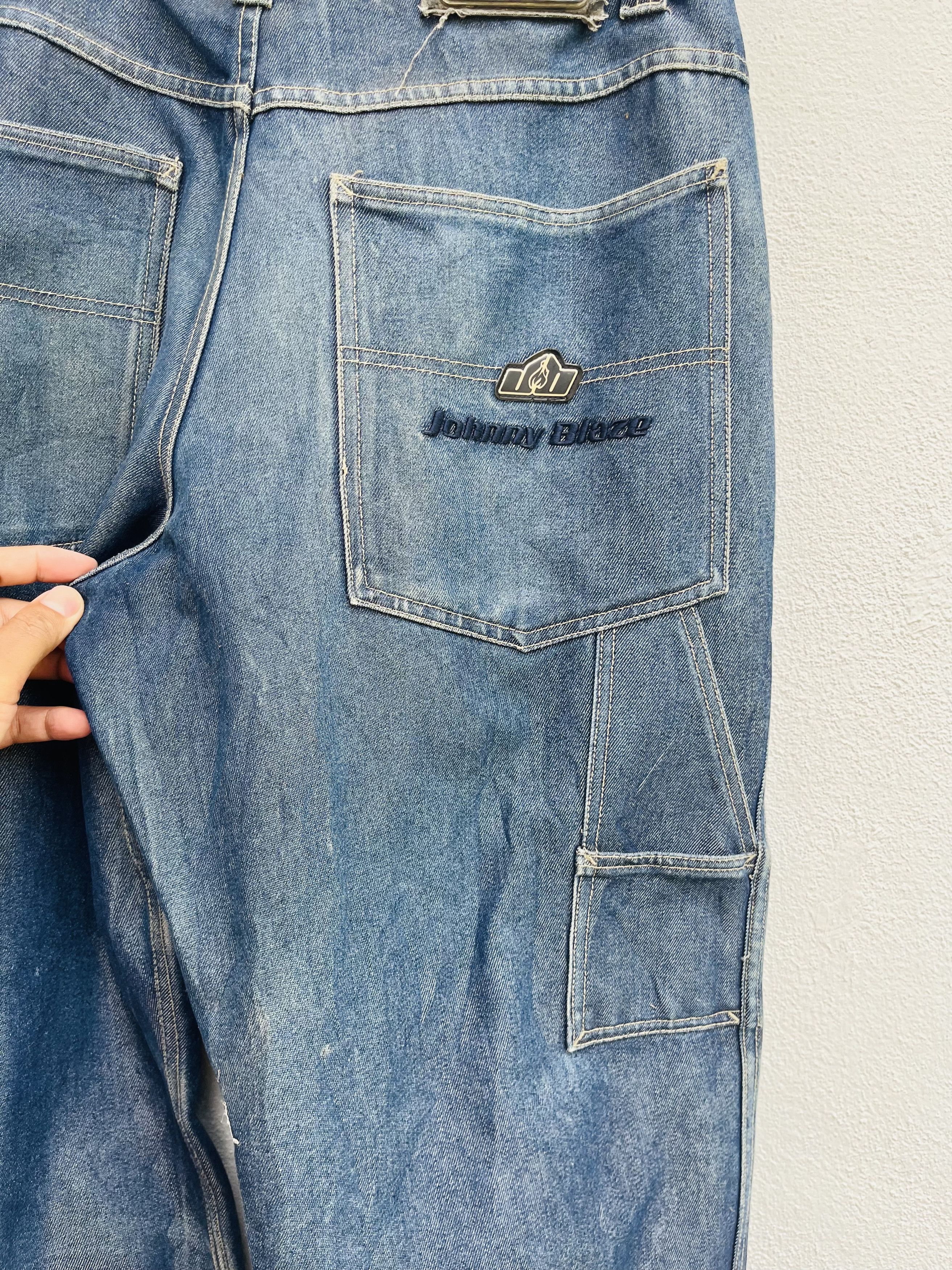 Japanese Brand × Vintage Vintage Johnny Blaze Hip Hop Streetwear Fashion Style Size US 36 / EU 52 - 10 Thumbnail