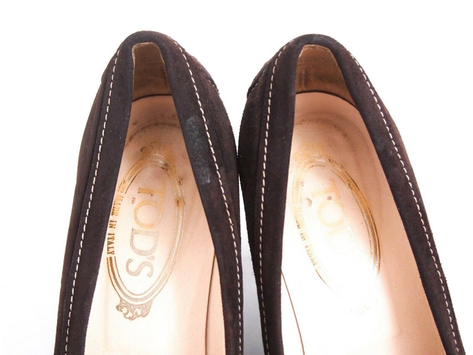 Tod's Tod's Mid Heel Pumps Brown Suede US 9 EU 39 Size US 9 / IT 39 - 5 Thumbnail