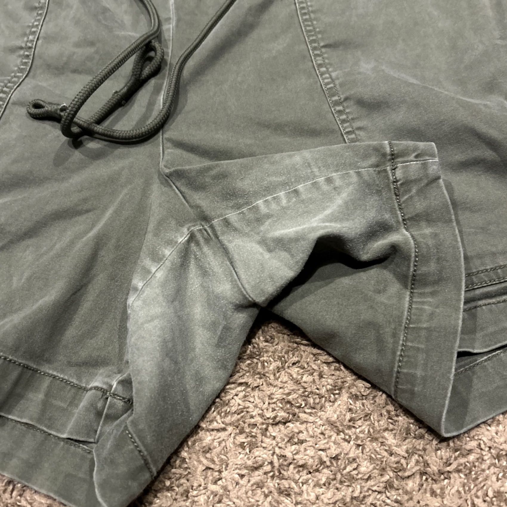 J. Jill J. Jill Women’s XL Cotton Blend Shorts Olive Green Casual Chino Pockets Regular Vintage No Size 40" / US 18 - 2 Thumbnail