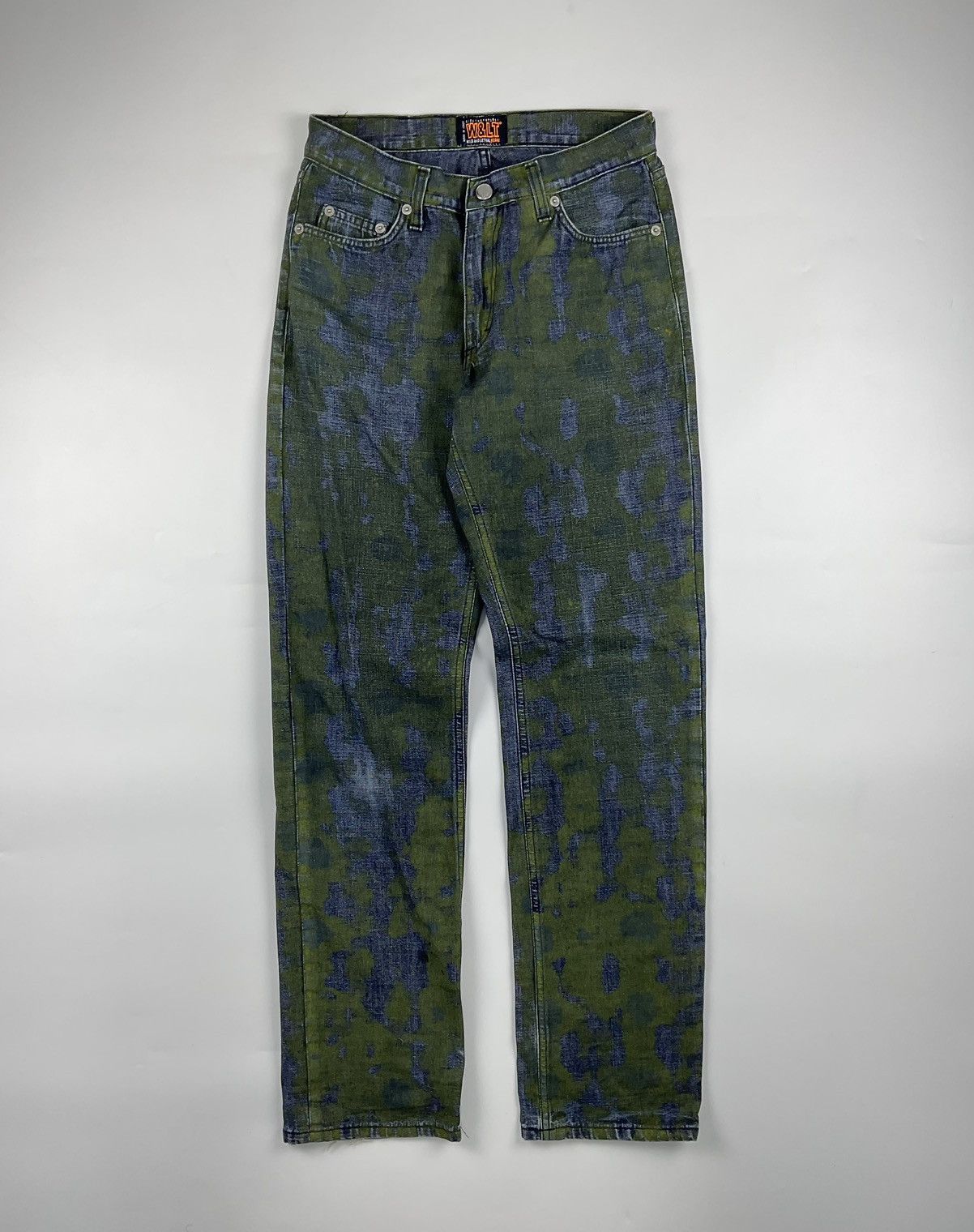 Walter Van Beirendonck Walter Van Beirendonck Hand Painted Moss Jeans Size US 28 / EU 44 - 1 Thumbnail