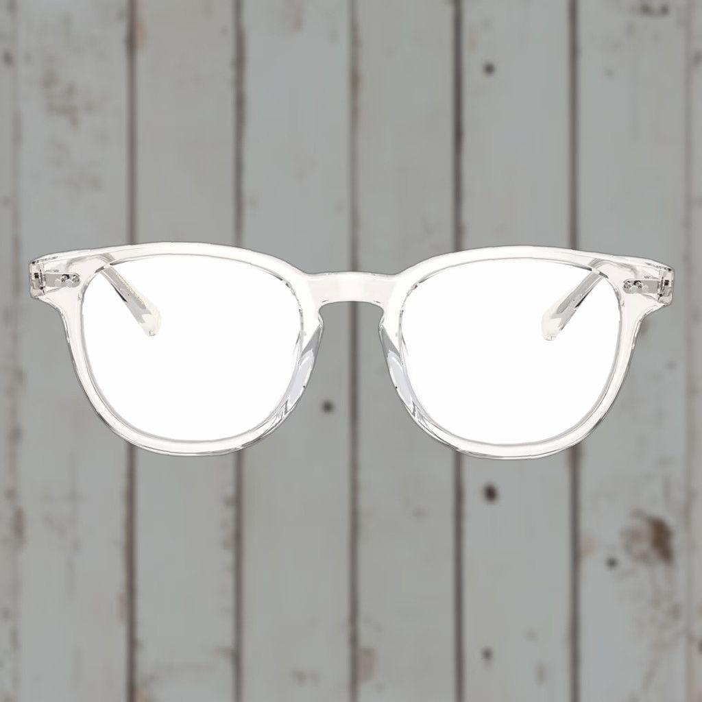 Oliver Peoples Oliver Peoples Eyeglasses OV548OU 1757 48-20 Kisho Gravel Clear Acetate Japan Unisex Adults Sunglasses Rounded Frame Size ONE SIZE - 1 Thumbnail