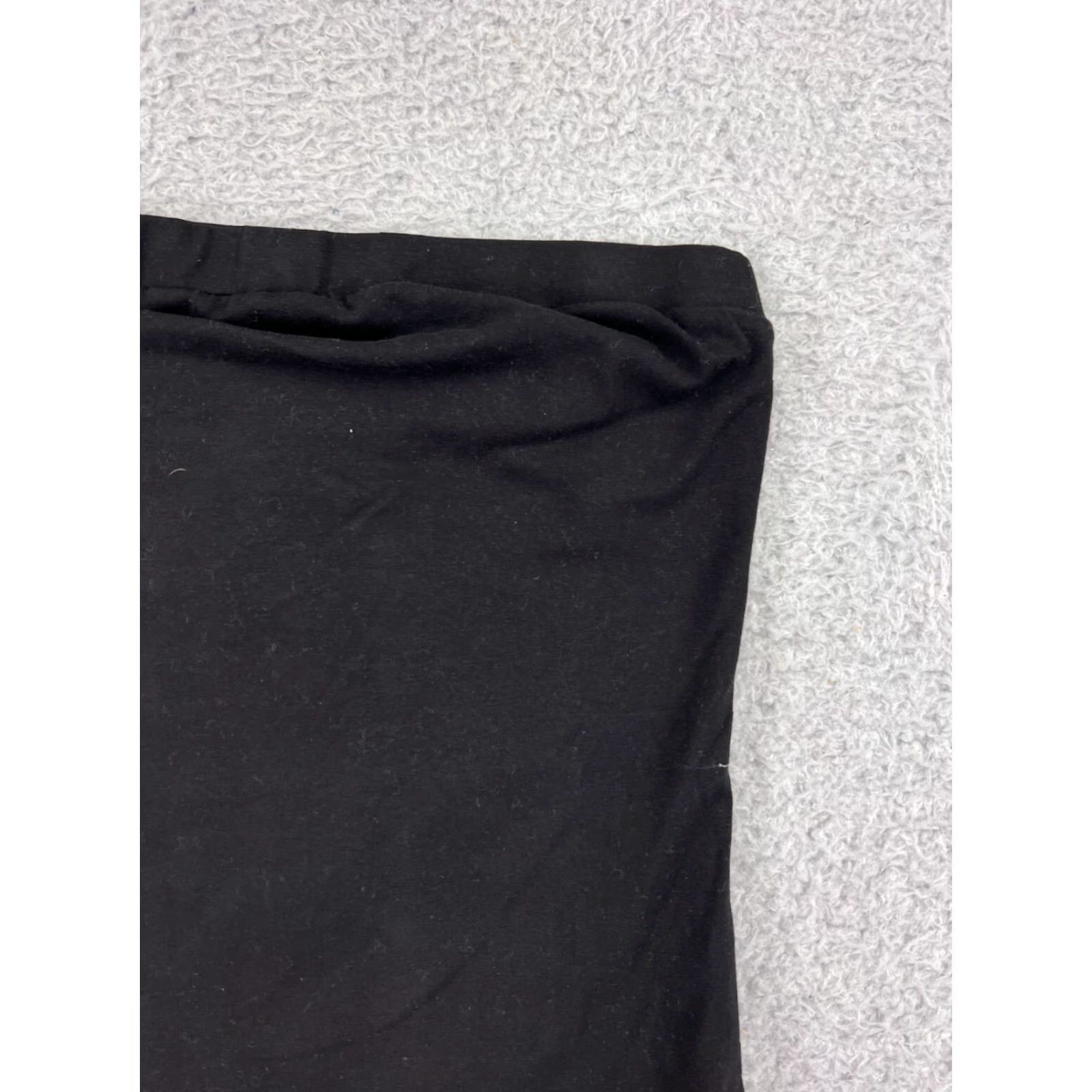 Vintage VINTAGE LA Made Skirt Womens Large Black Cotton Blend Stretch Made in USA Size 36" / US 14 / IT 50 - 5 Thumbnail
