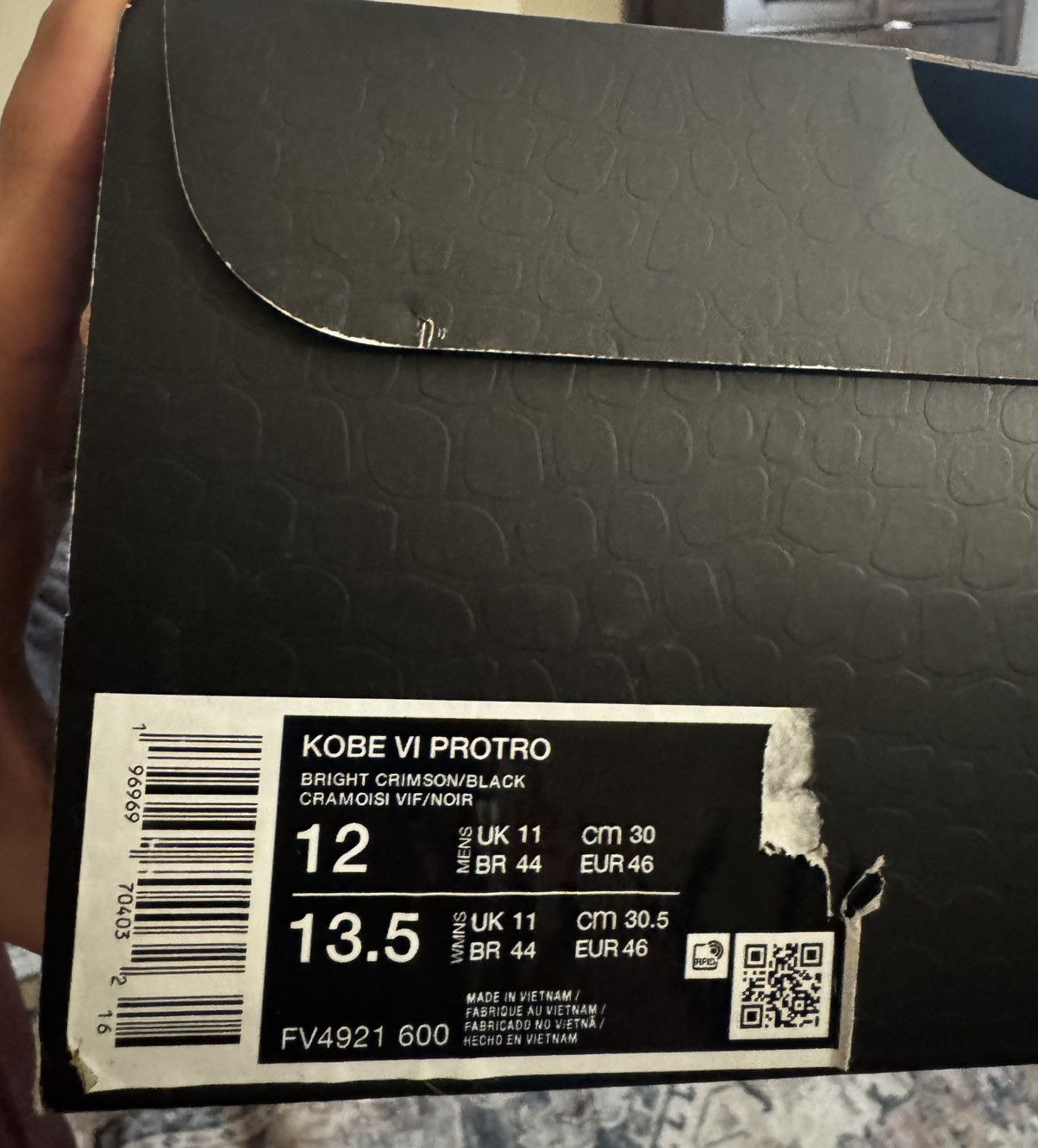 Nike Kobe 6 reverse grinches size 12 Size US 12 / EU 45 - 13 Thumbnail