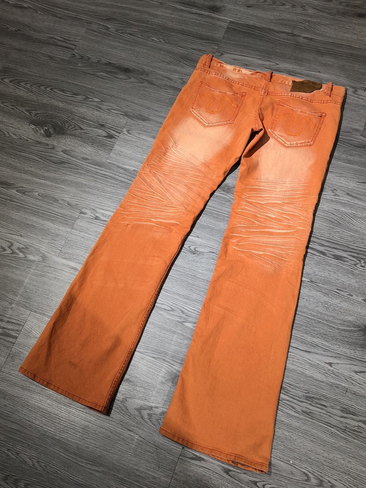 Designer × Japanese Brand × Vintage Y2k Flare Dexie Dean Jeans Size 42" / US 20 - 4 Thumbnail
