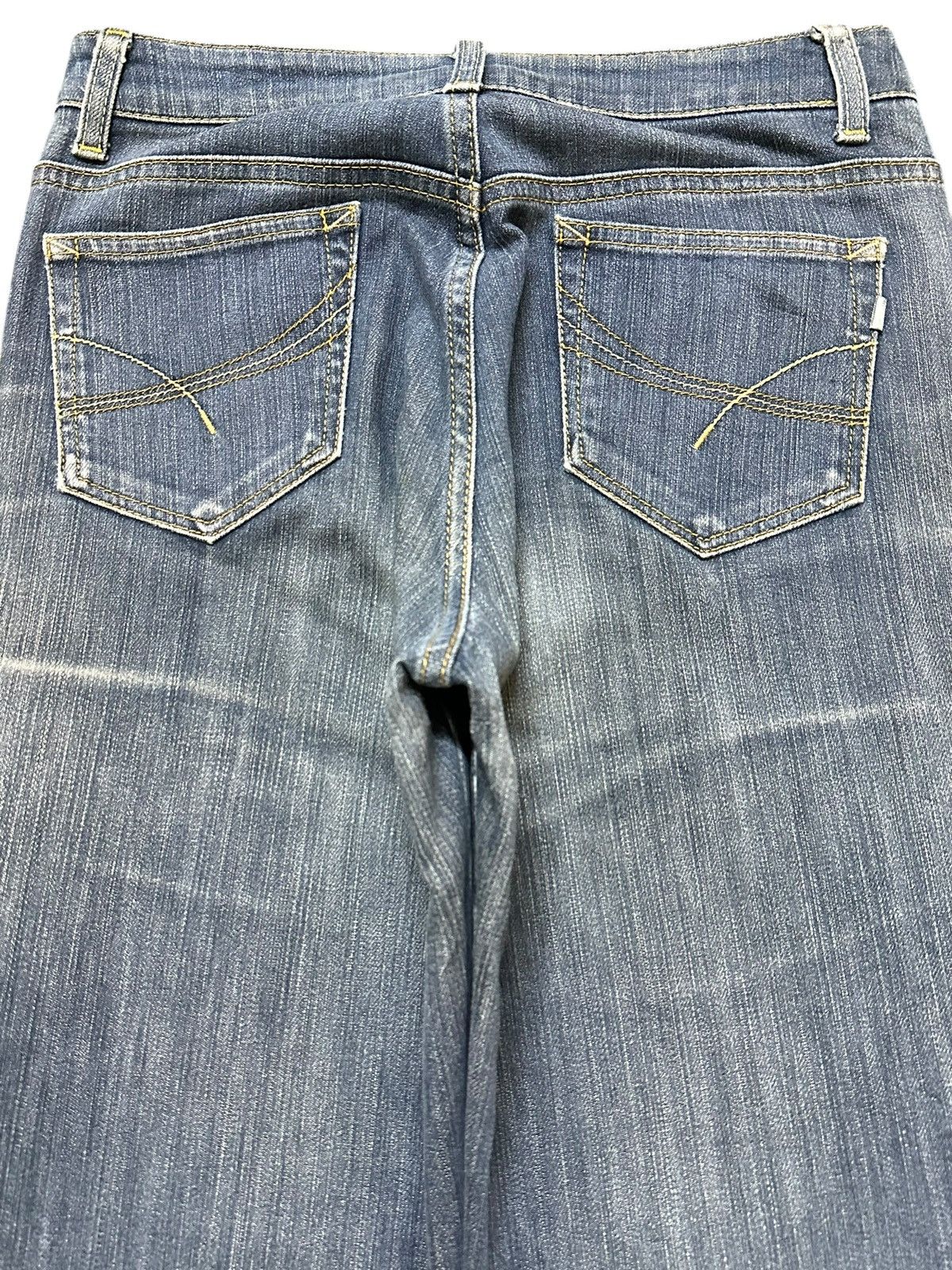 Japanese Brand Vintage Japanese Brand Blue Faded Wash Whiskers Bootcut Jean Size US 28 / EU 44 - 5 Thumbnail