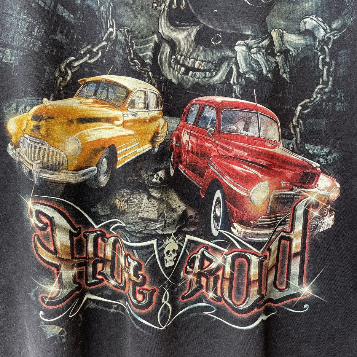 Untitled Artworks 🔥Vintage Rock Chang Hot Roll Classic Car Hip Hop Design Tee Size US XL / EU 56 / 4 - 5 Thumbnail