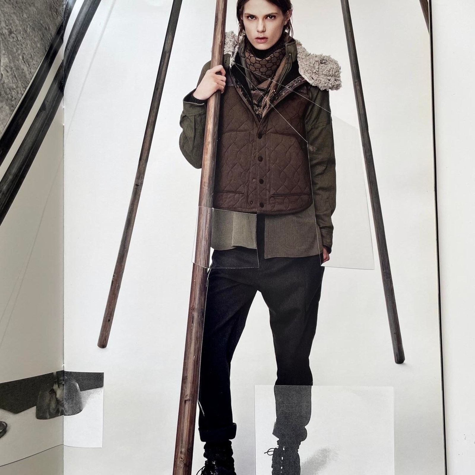 Japanese Brand × Y-3 × Yohji Yamamoto Y-3 Yohji Yamamoto A/W 2012 collection catalog lookbook Size ONE SIZE - 3 Thumbnail