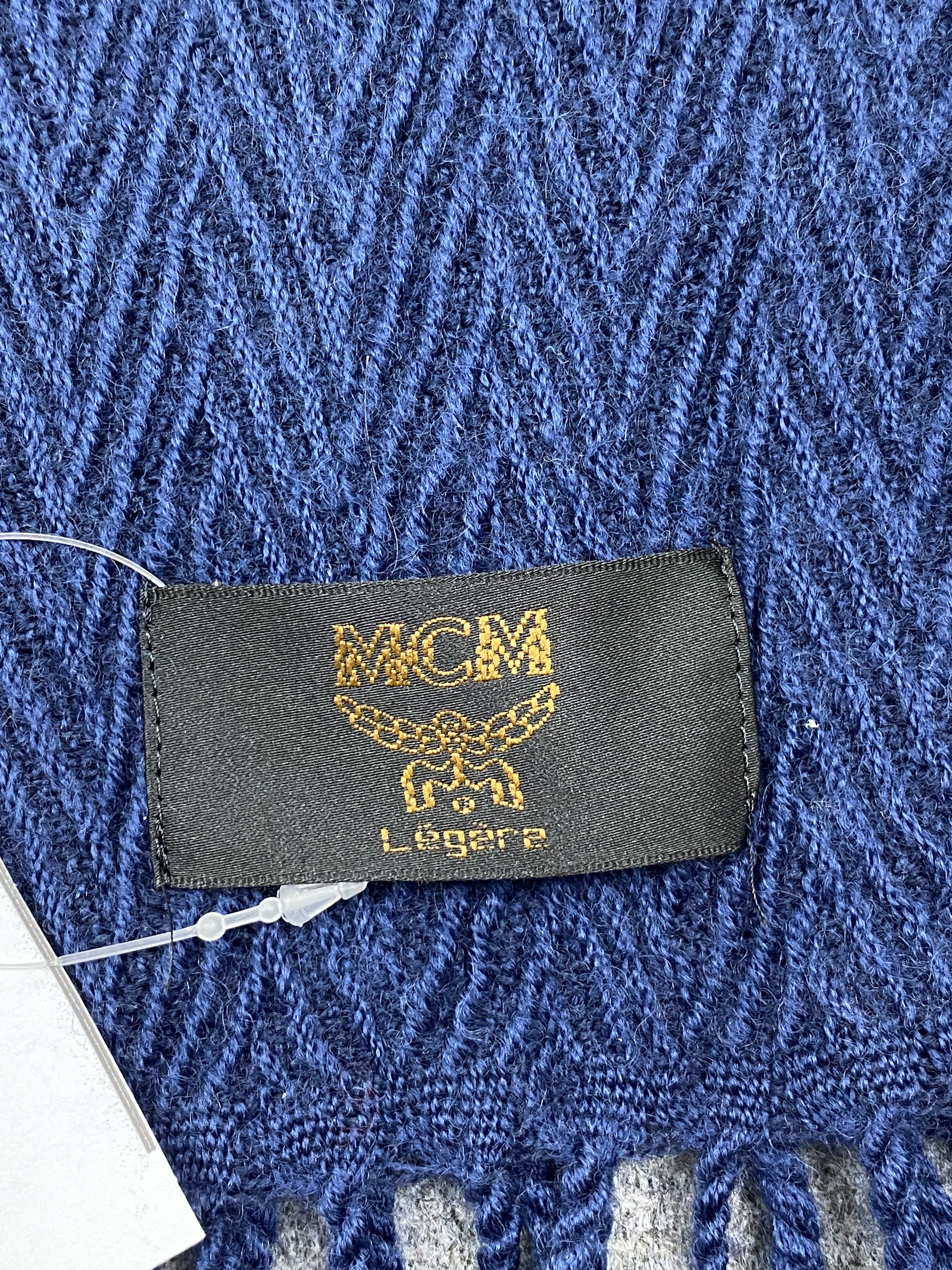 MCM MCM Wool Scarf Muffler Neckwear SC0222 Size ONE SIZE - 7 Thumbnail