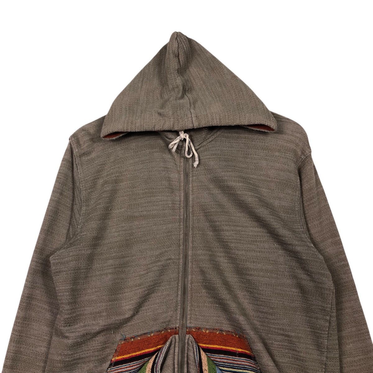 Japanese Brand Archive Culture Mix Hoodie Southwestern Woven Pocket Detail Size US L / EU 52-54 / 3 - 4 Thumbnail