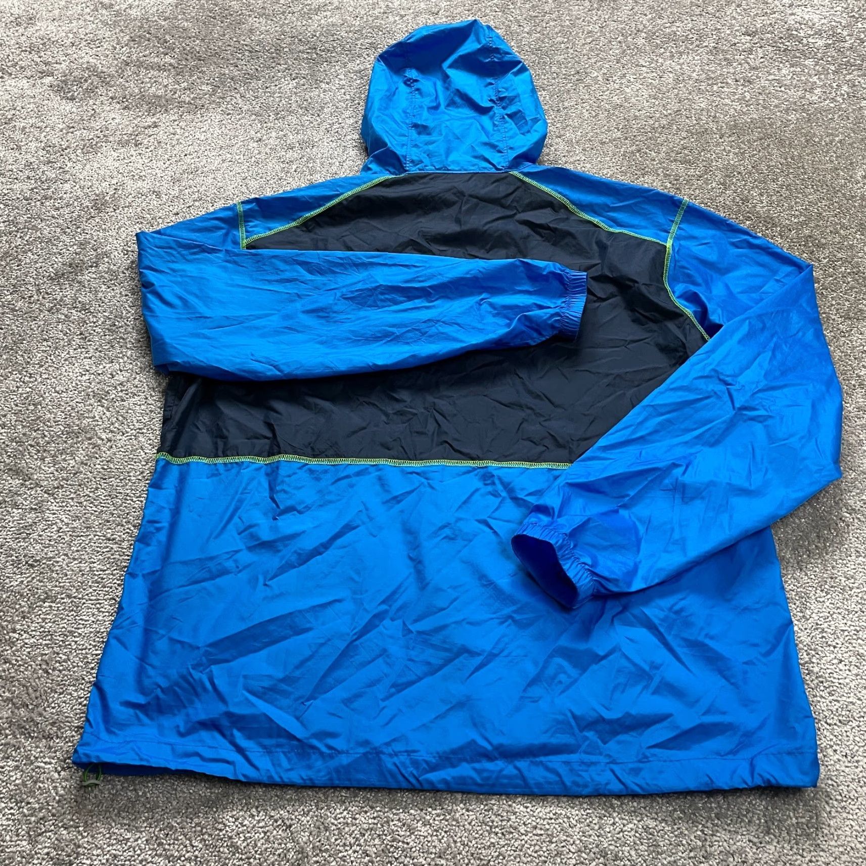 Vintage Columbia Jacket Mens Large Blue Lightweight Windbreaker Full Zip Hooded Activewear Casual Travel Size US L / EU 52-54 / 3 - 2 Thumbnail