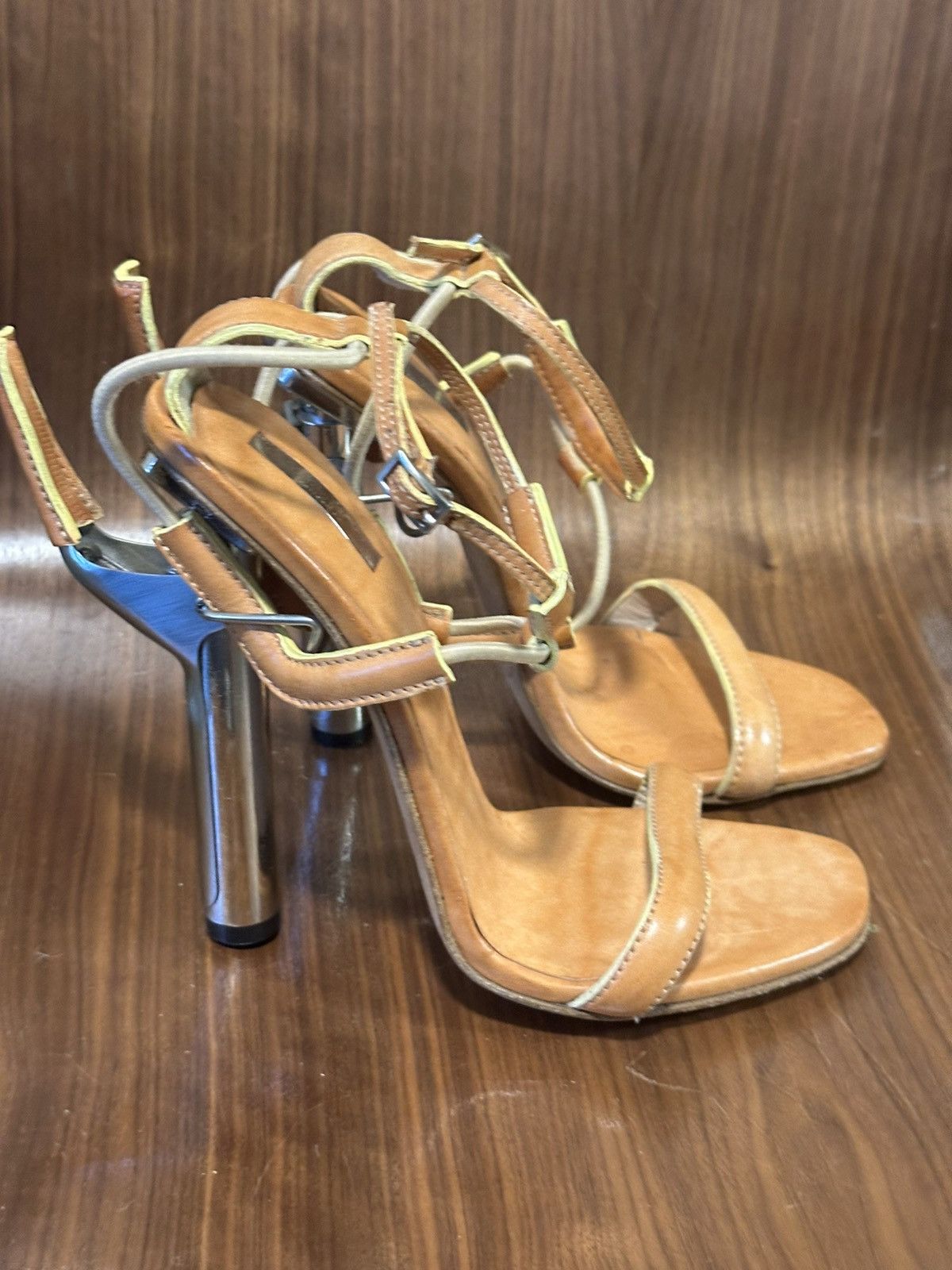 Calvin Klein 2006 Calvin Klein Collection curling iron heels Size US 9 / IT 39 - 1 Thumbnail