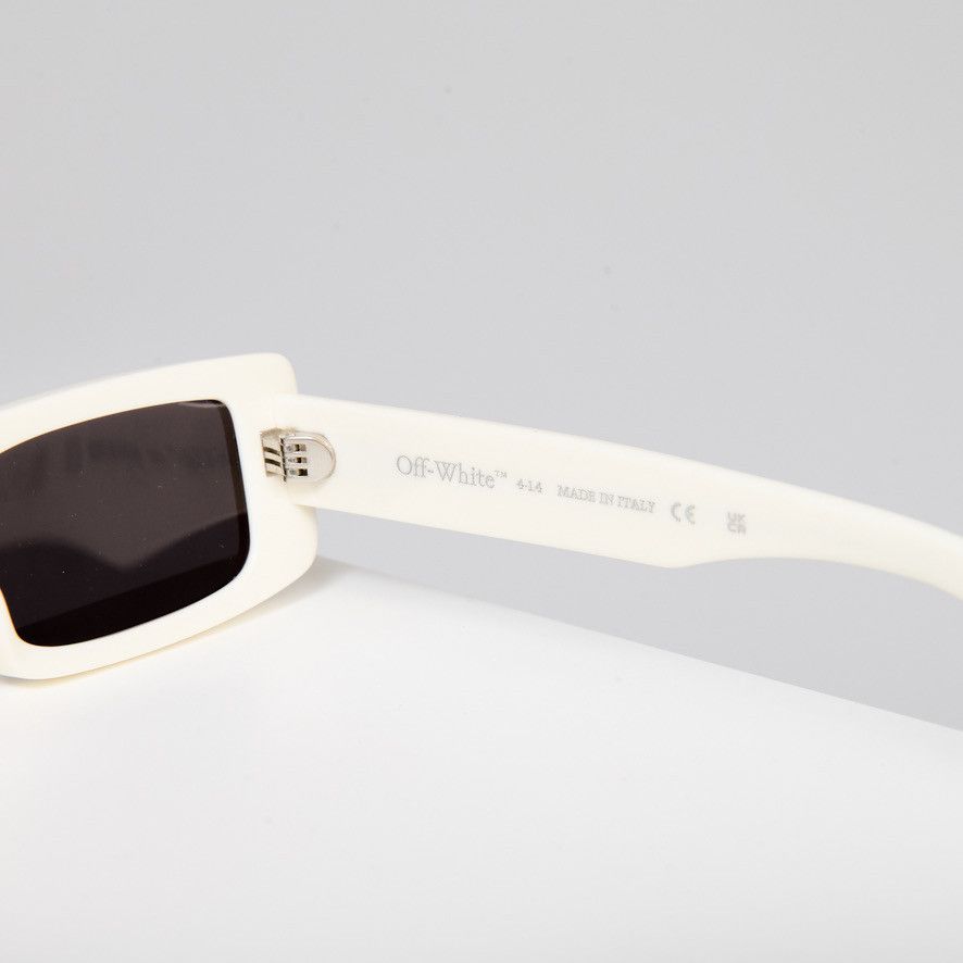 Off-White OFF WHITE ARTHUR WHITE DARK GREY SUNGLASSES Size ONE SIZE - 4 Thumbnail