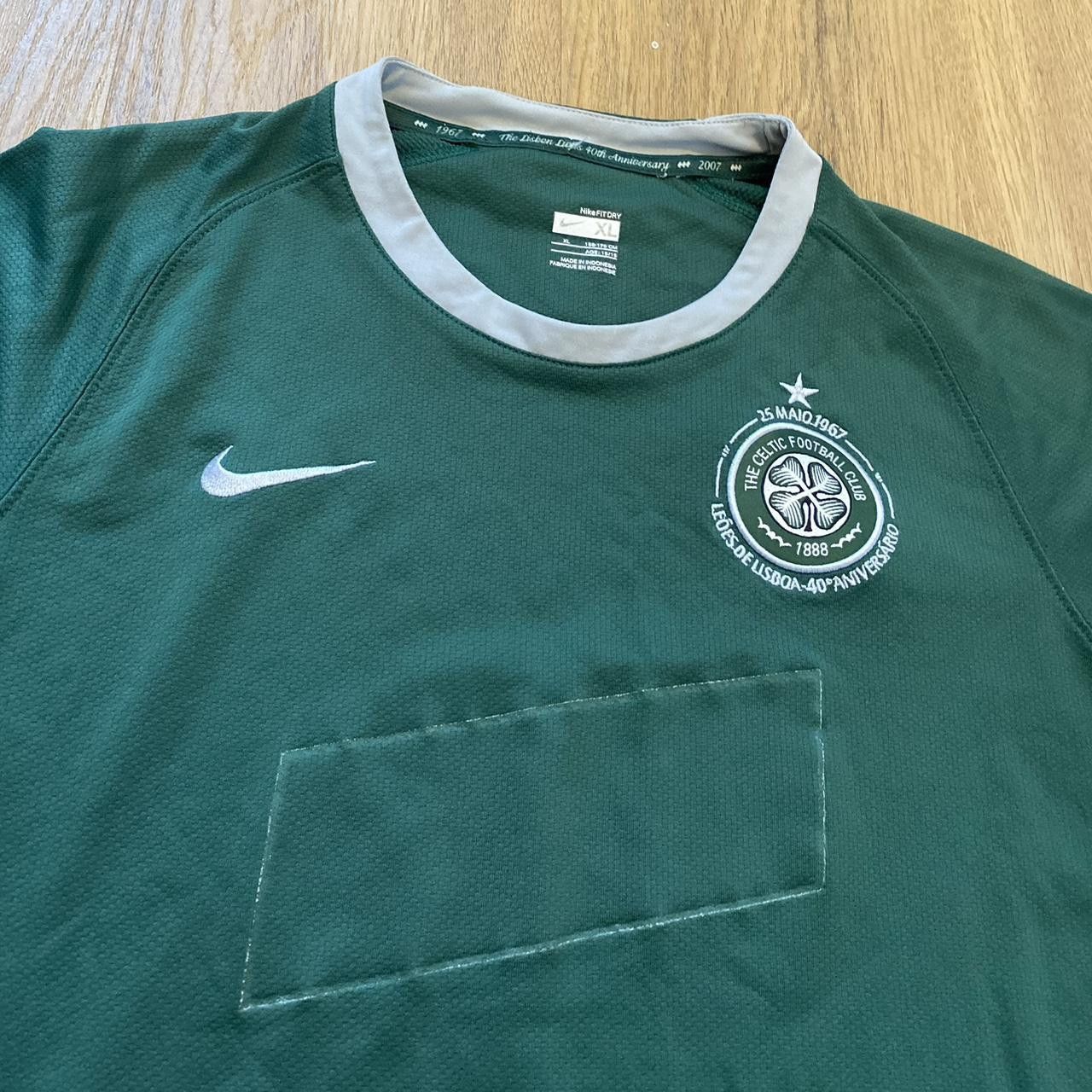 Nike 2007-08 Celtic Glasgow Nike Away Anniversary Football Shirt Size US S / EU 44-46 / 1 - 3 Thumbnail